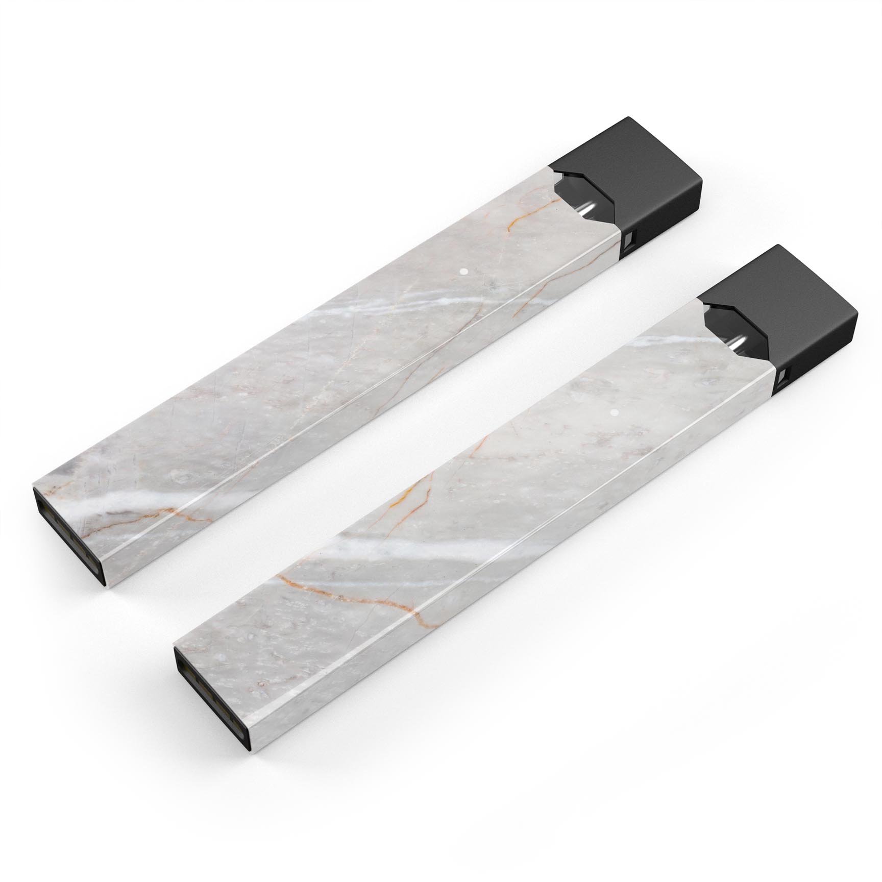 Slate Marble Surface V8 skin-wrap sticker designed for JUUL vaping device, showcasing a stylish marble pattern.