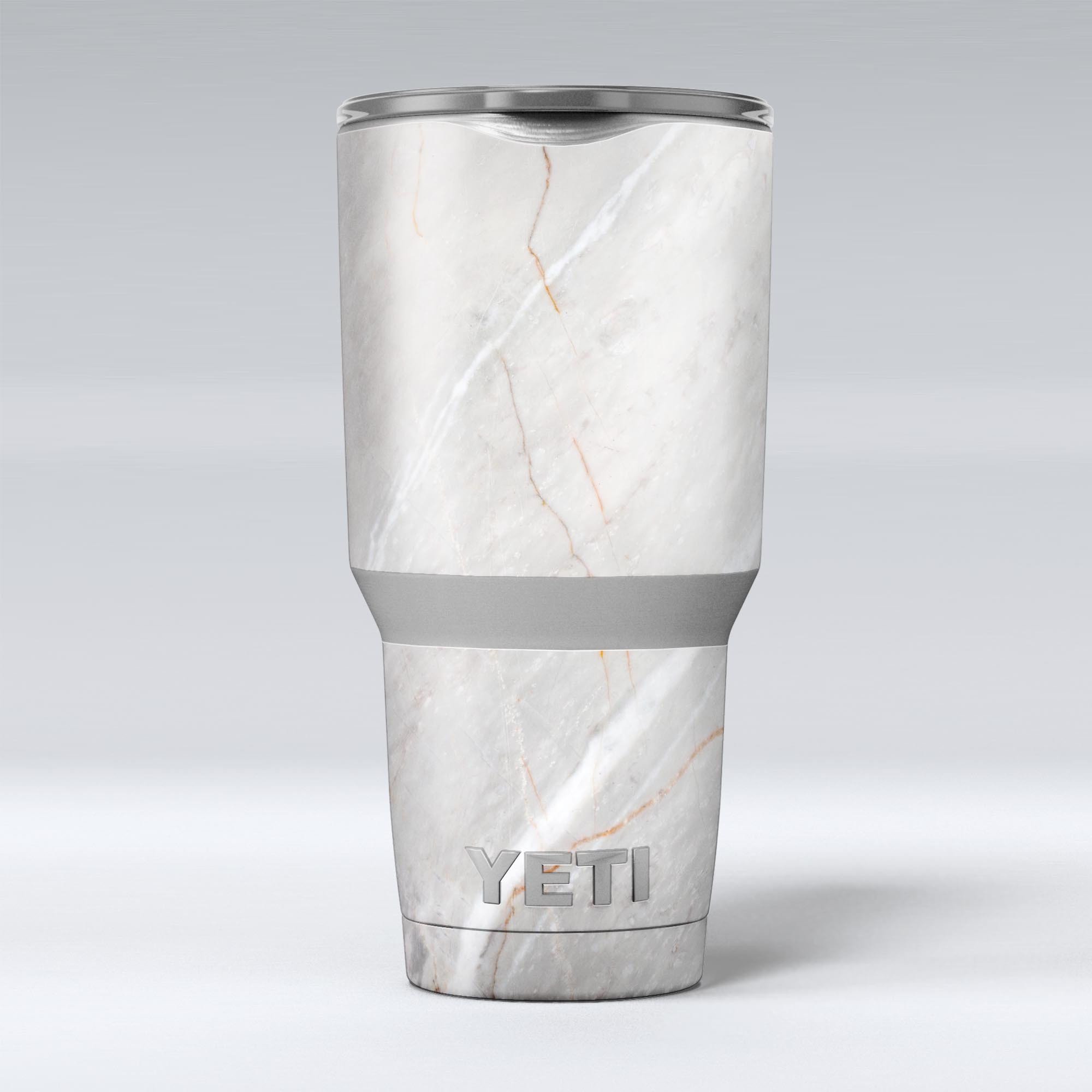 Slate Marble Surface V8 skin decal vinyl wrap kit for Yeti Coolers, showcasing a stylish marble design that enhances the cooler's appearance.