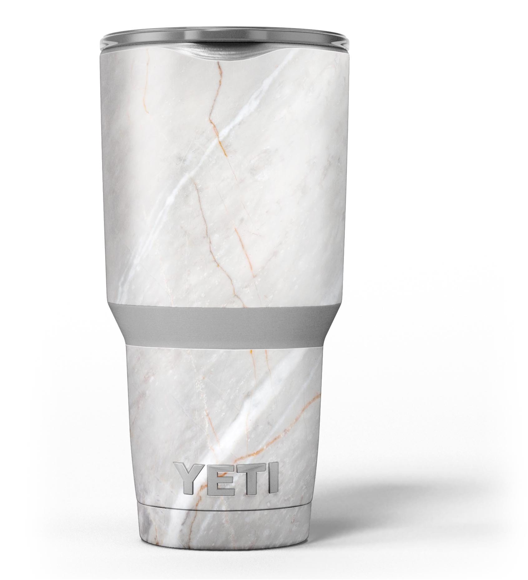 Slate Marble Surface V8 skin decal vinyl wrap kit for Yeti Coolers, showcasing a stylish marble design that enhances the cooler's appearance.