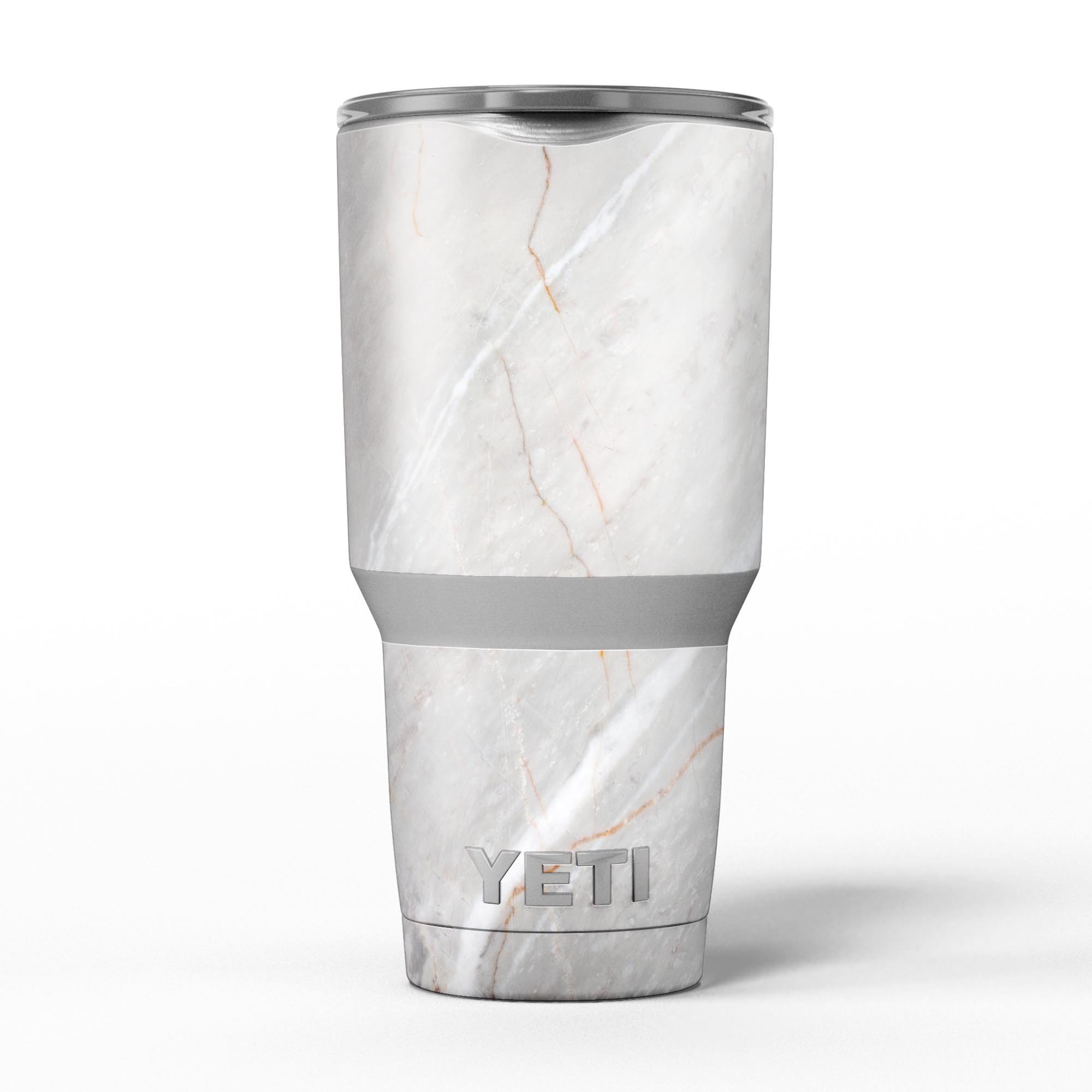 Slate Marble Surface V8 skin decal vinyl wrap kit for Yeti Coolers, showcasing a stylish marble design that enhances the cooler's appearance.