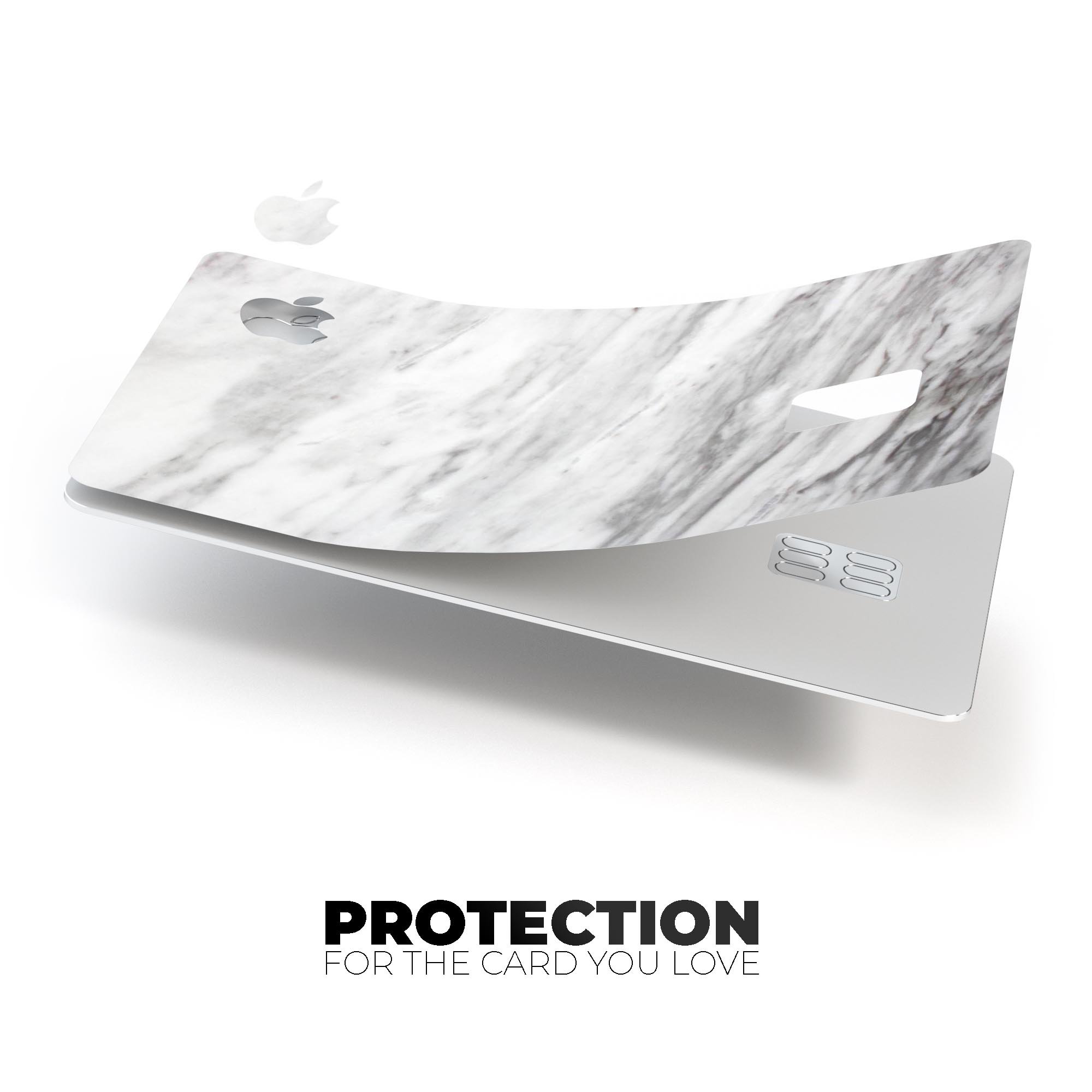 Slate Marble Surface V9 decal skin for Apple Card, showcasing premium vinyl design with marble pattern.