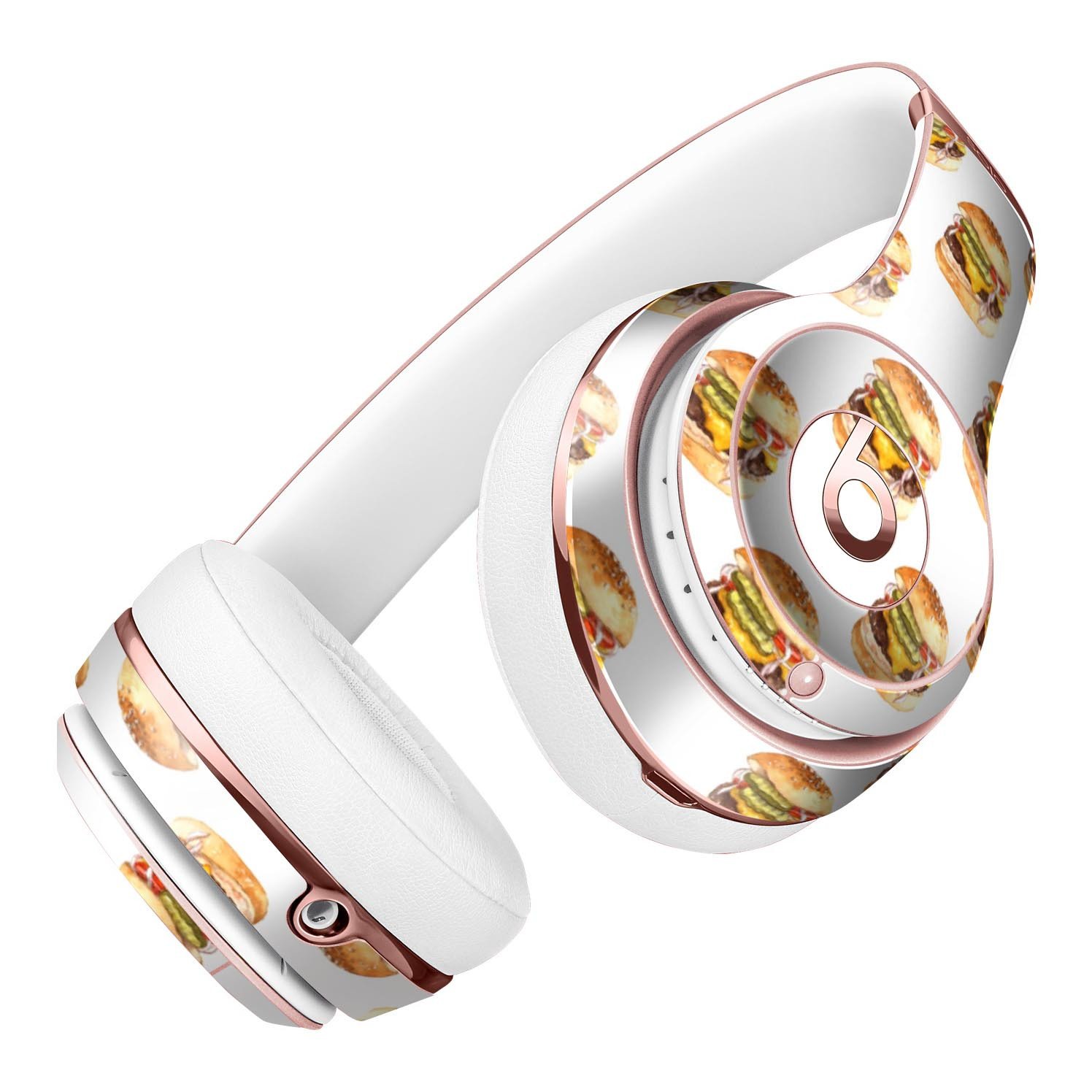 Sloppy Cheeseburger Full-Body Skin Kit for Beats by Dre Solo 3, featuring a vibrant cheeseburger design that adds style and protection.