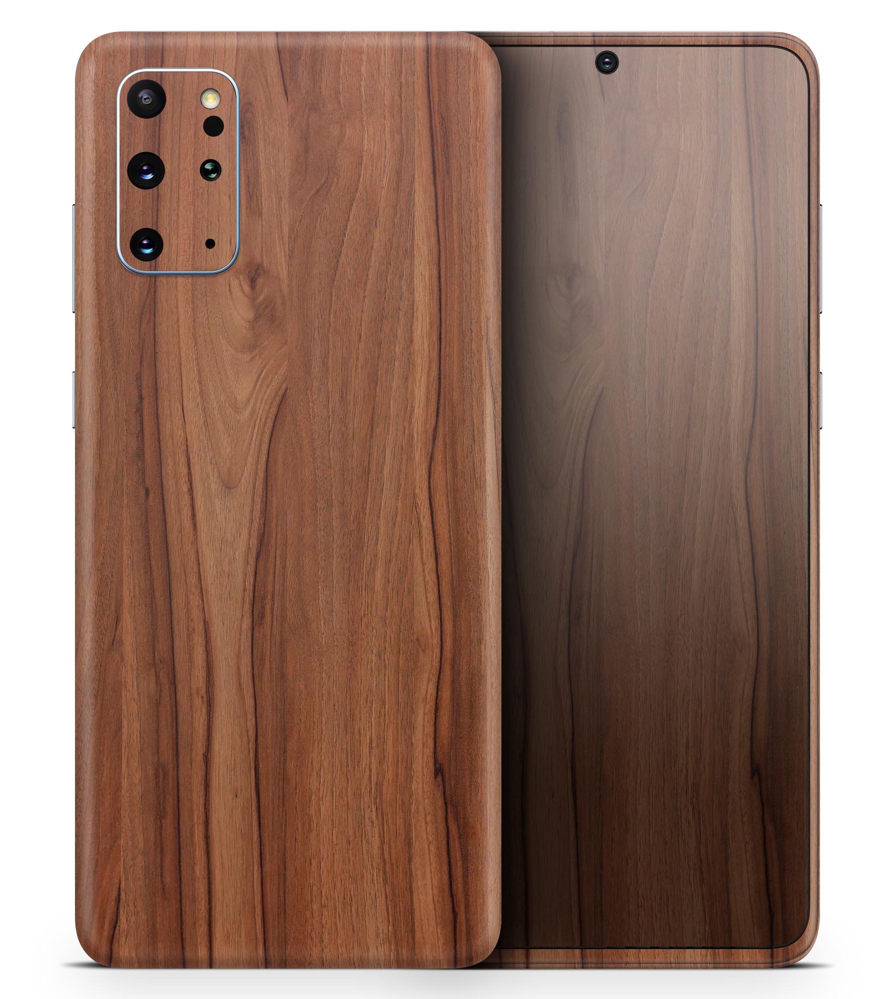 Smooth-grained wooden plank skin for Samsung Galaxy S-Series, showcasing a stylish design and premium finish.