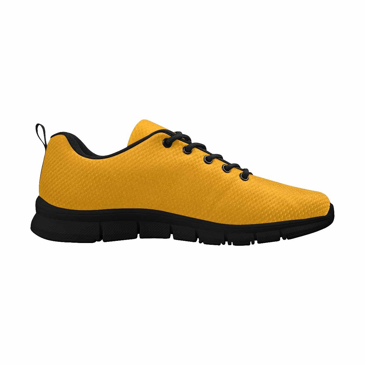 Bright orange sneakers for women, featuring a durable outsole and soft mesh material, perfect for exercise and casual wear.