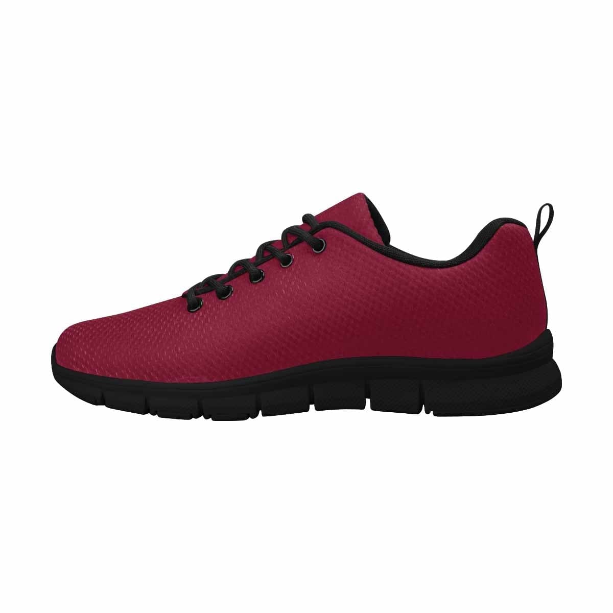 Burgundy Red Sneakers for Women, showcasing stylish design and comfortable fit, perfect for casual wear and exercise.