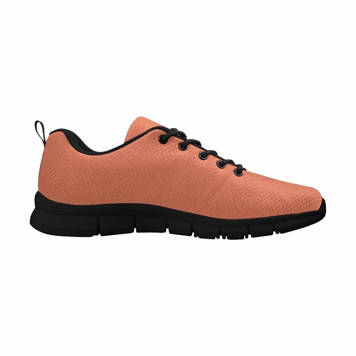 Stylish Burnt Sienna Red Sneakers for Women, featuring a durable outsole and soft mesh material.