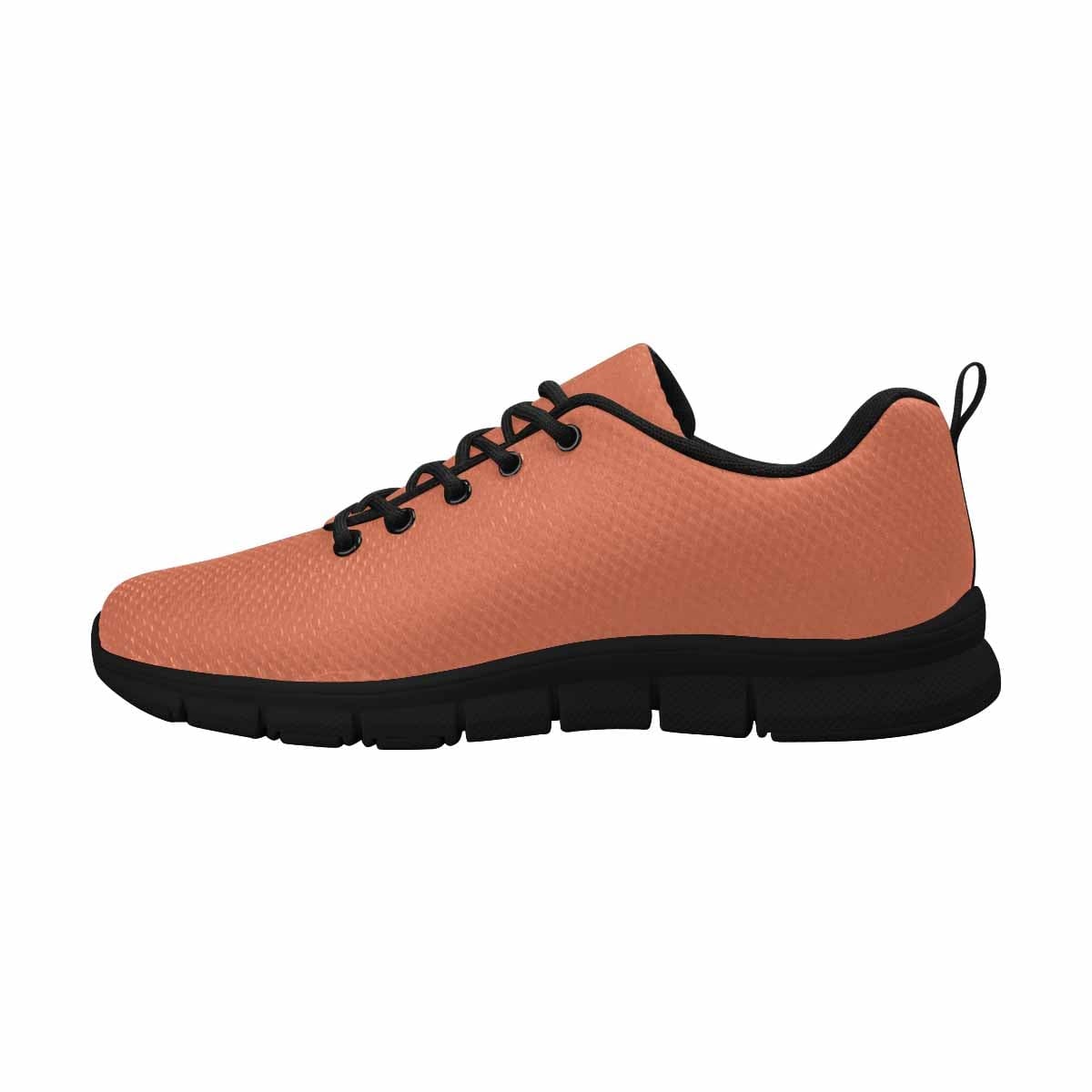 Stylish Burnt Sienna Red Sneakers for Women, featuring a durable outsole and soft mesh material.