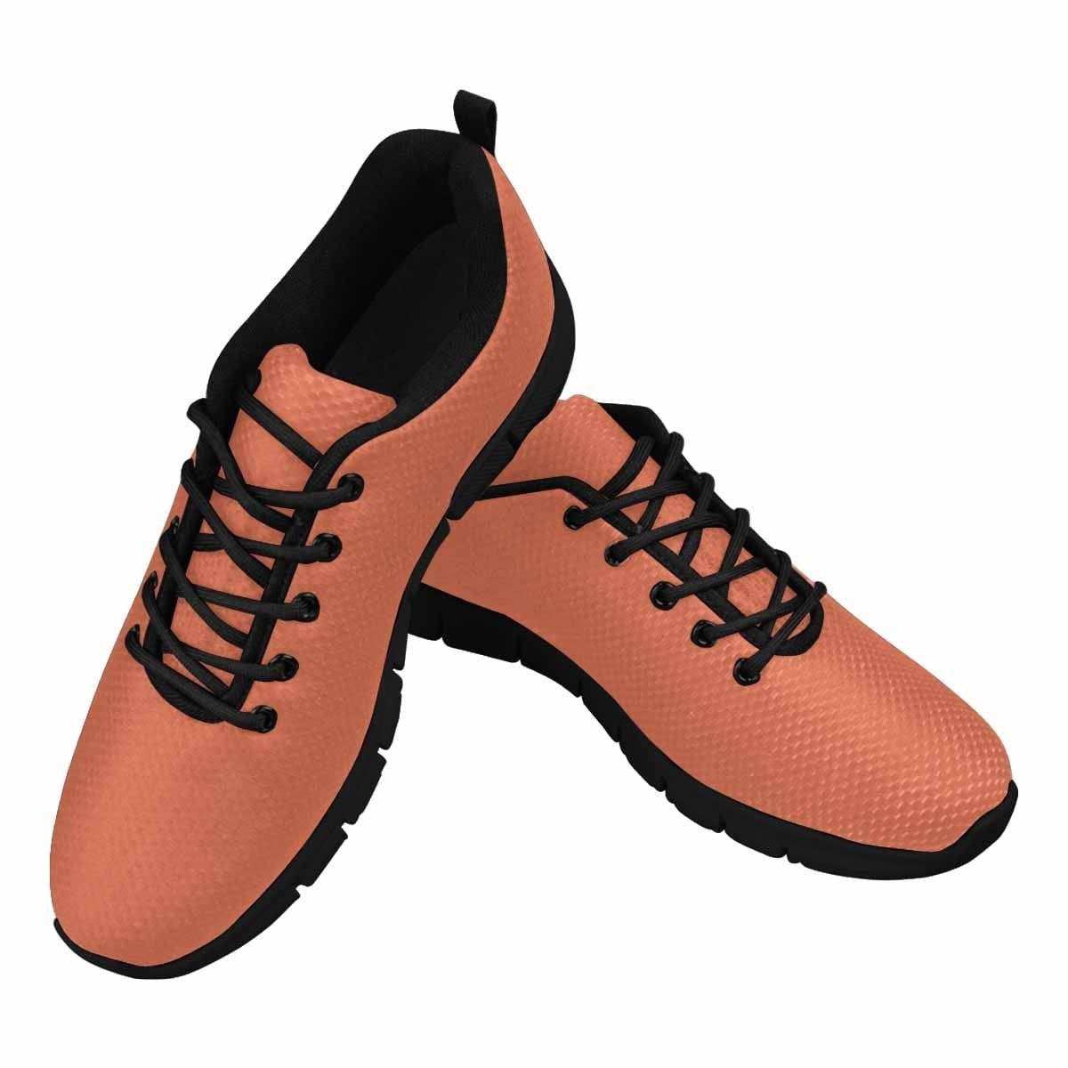 Stylish Burnt Sienna Red Sneakers for Women, featuring a durable outsole and soft mesh material.