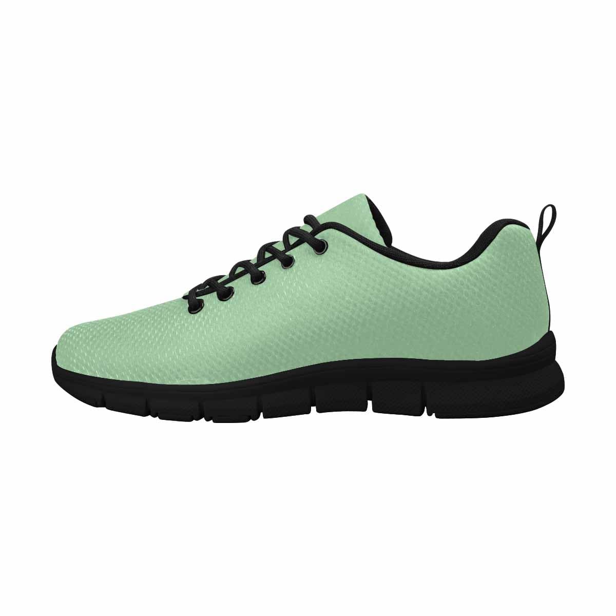 Celadon Green Sneakers for Women featuring a durable outsole and soft mesh material, perfect for exercise and casual wear.