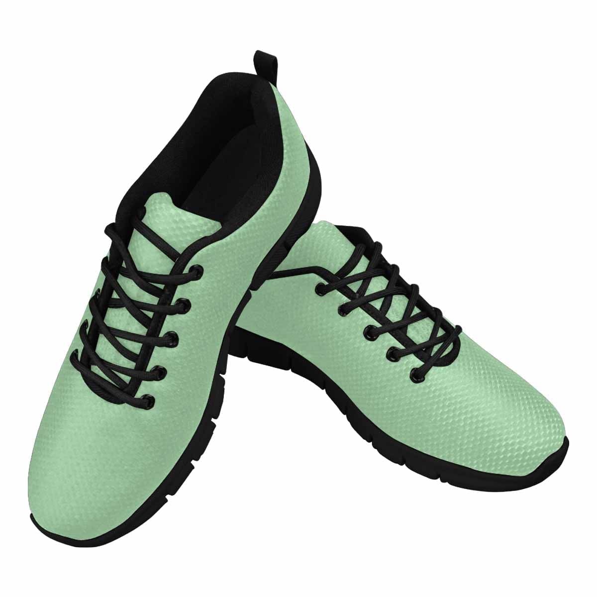 Celadon Green Sneakers for Women featuring a durable outsole and soft mesh material, perfect for exercise and casual wear.