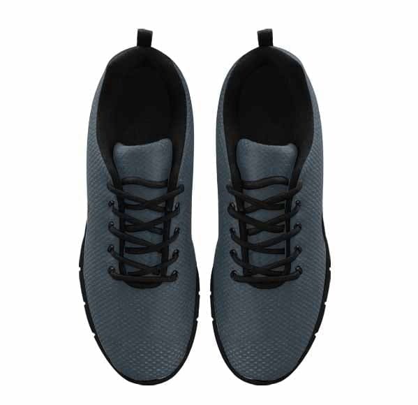 Charcoal Black Sneakers for Women featuring a durable outsole and soft mesh material, perfect for exercise and casual wear.