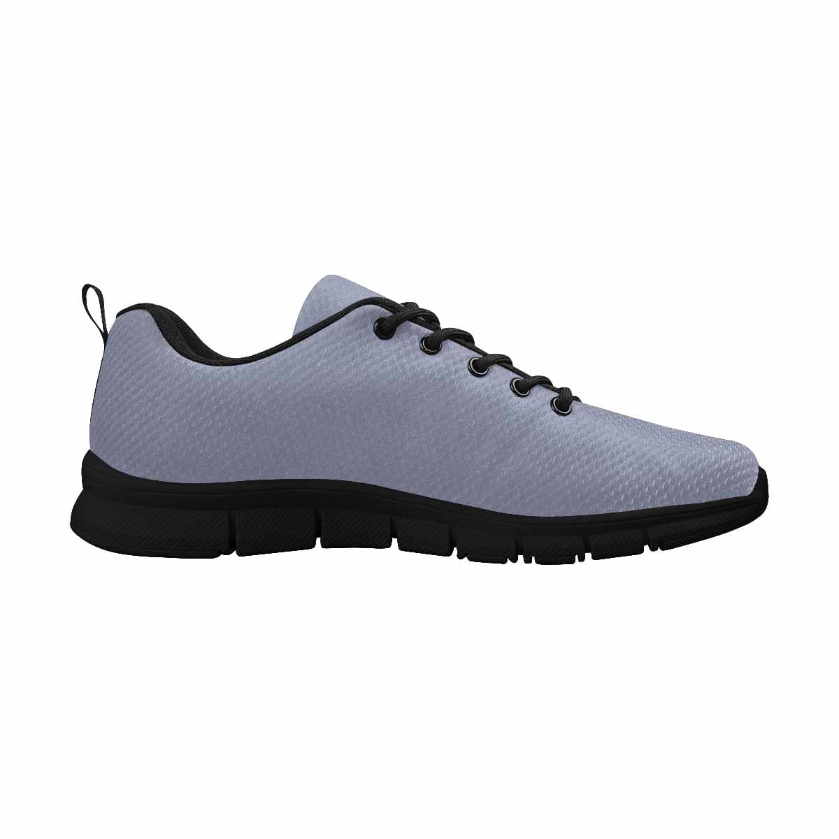 Cool Gray Sneakers for Women featuring a durable outsole and soft mesh material, perfect for exercise and casual wear.