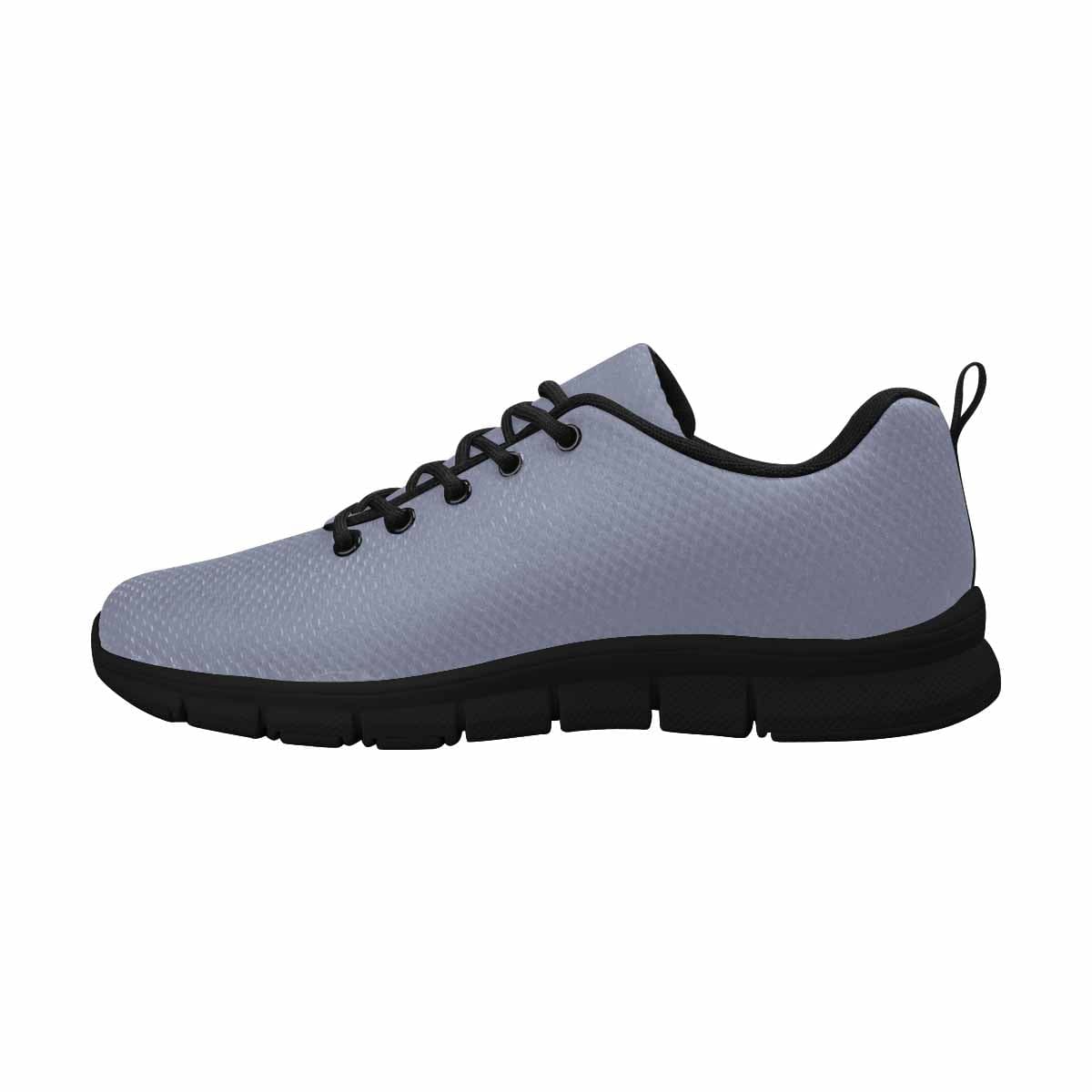 Cool Gray Sneakers for Women featuring a durable outsole and soft mesh material, perfect for exercise and casual wear.