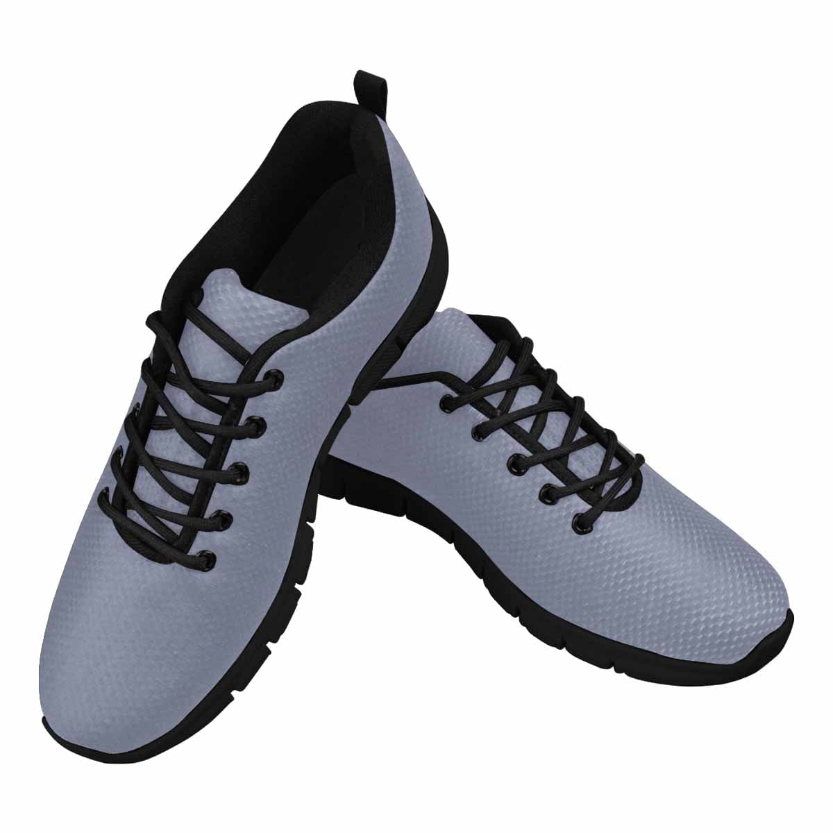 Cool Gray Sneakers for Women featuring a durable outsole and soft mesh material, perfect for exercise and casual wear.