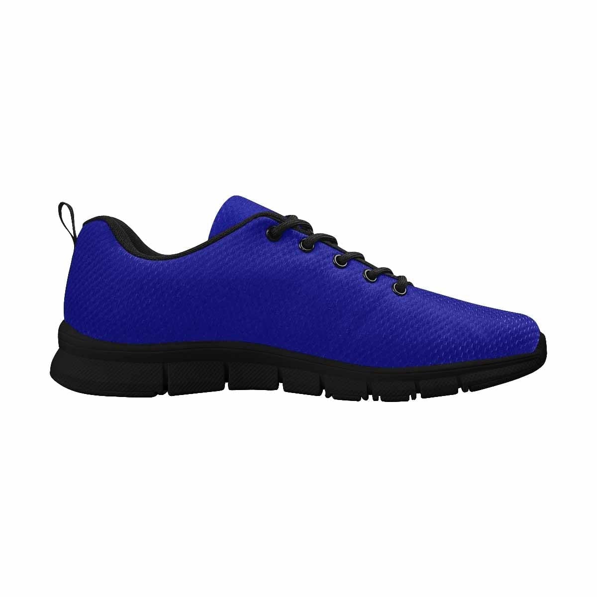 Dark Blue Sneakers for Women featuring a durable outsole and soft mesh material, perfect for exercise and casual wear.