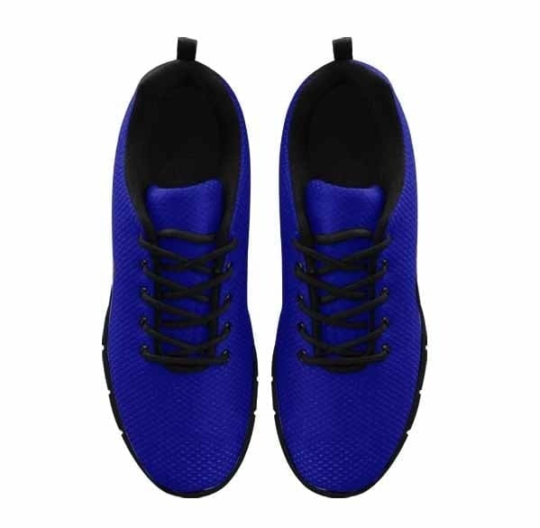 Dark Blue Sneakers for Women featuring a durable outsole and soft mesh material, perfect for exercise and casual wear.