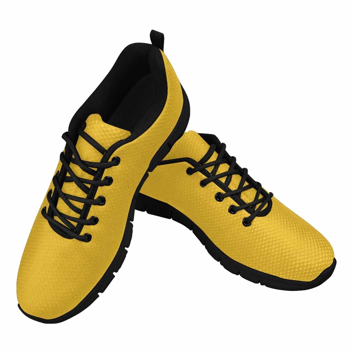 Freesia Yellow Sneakers for Women, showcasing a stylish low-top design with a breathable mesh upper and comfortable foamed collar.