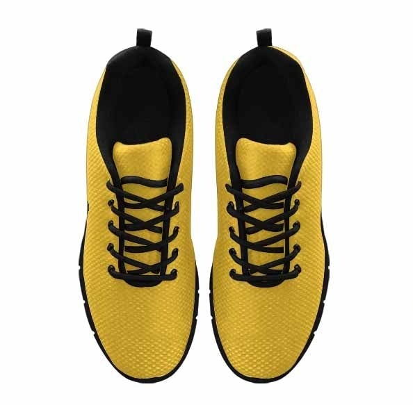 Freesia Yellow Sneakers for Women, showcasing a stylish low-top design with a breathable mesh upper and comfortable foamed collar.