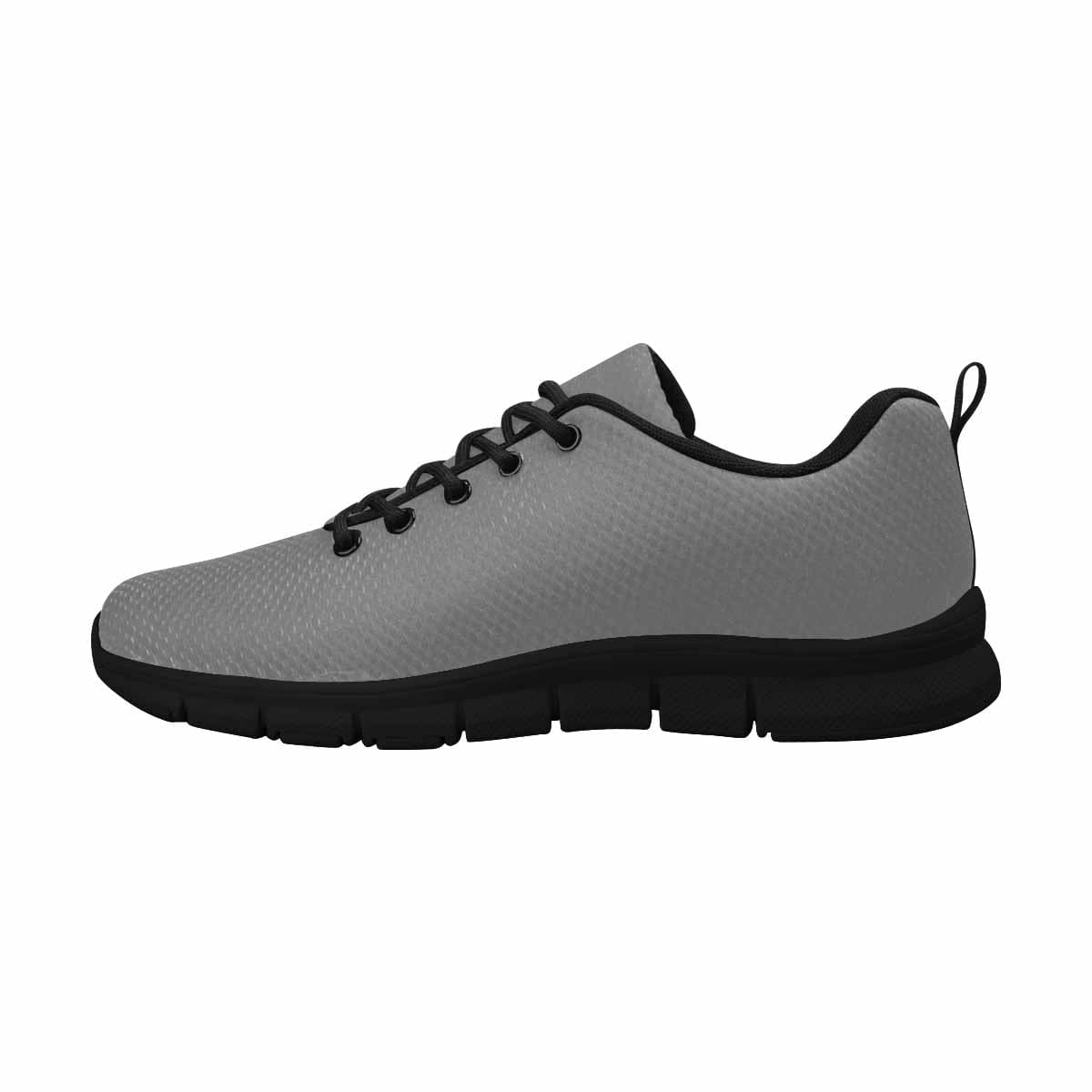 Gray sneakers for women featuring a durable MD+RB outsole and soft mesh material for comfort.