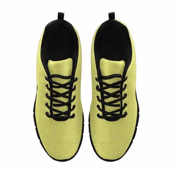 Honeysuckle Yellow Sneakers for Women, showcasing a stylish design with a breathable mesh upper and durable outsole.