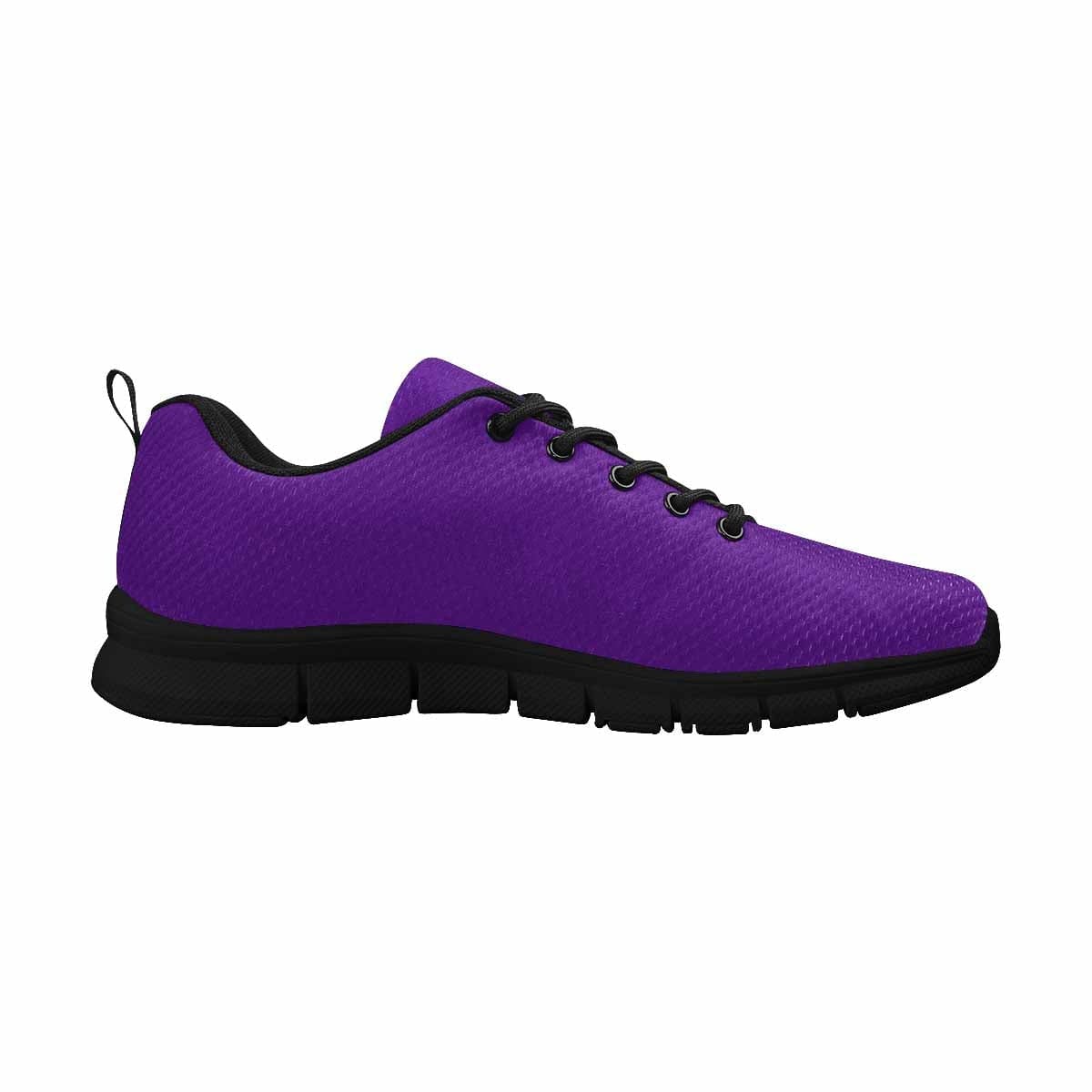 Indigo Purple Sneakers for Women featuring a durable outsole and breathable mesh design, perfect for exercise and casual wear.