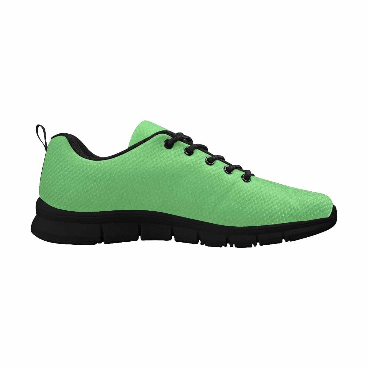 Pastel Green Sneakers for Women featuring a durable outsole and soft mesh material, perfect for exercise and casual wear.