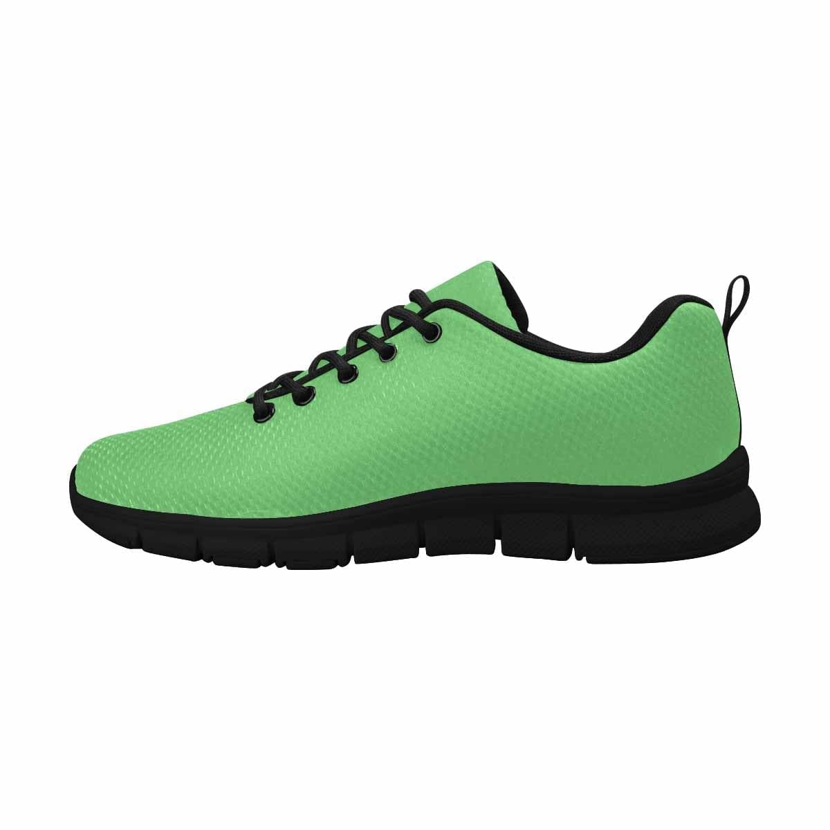 Pastel Green Sneakers for Women featuring a durable outsole and soft mesh material, perfect for exercise and casual wear.