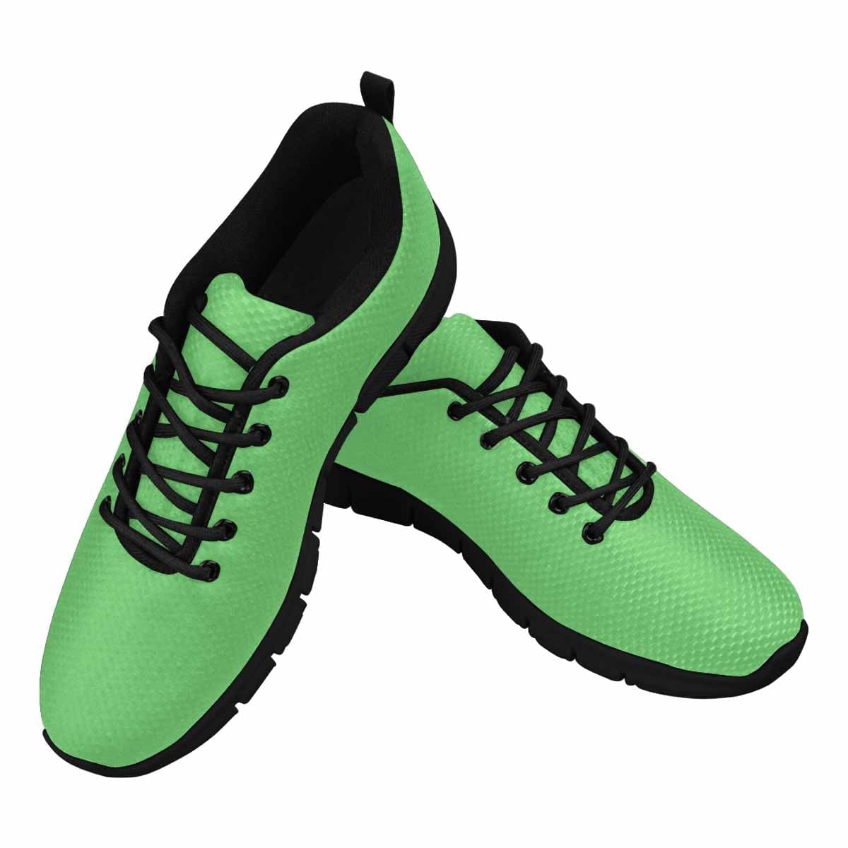 Pastel Green Sneakers for Women featuring a durable outsole and soft mesh material, perfect for exercise and casual wear.