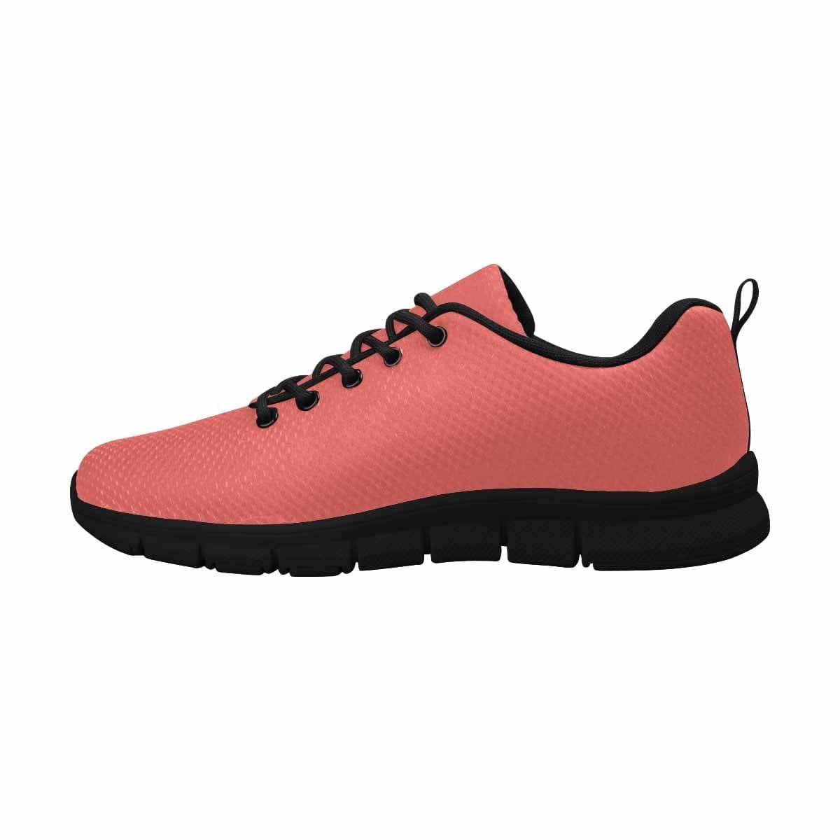 Pastel Red Sneakers for Women, featuring a durable outsole and soft mesh material, perfect for exercise and casual wear.