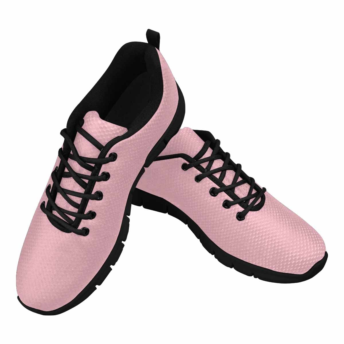 Stylish pink sneakers for women featuring a durable outsole and soft mesh material, perfect for exercise and casual wear.