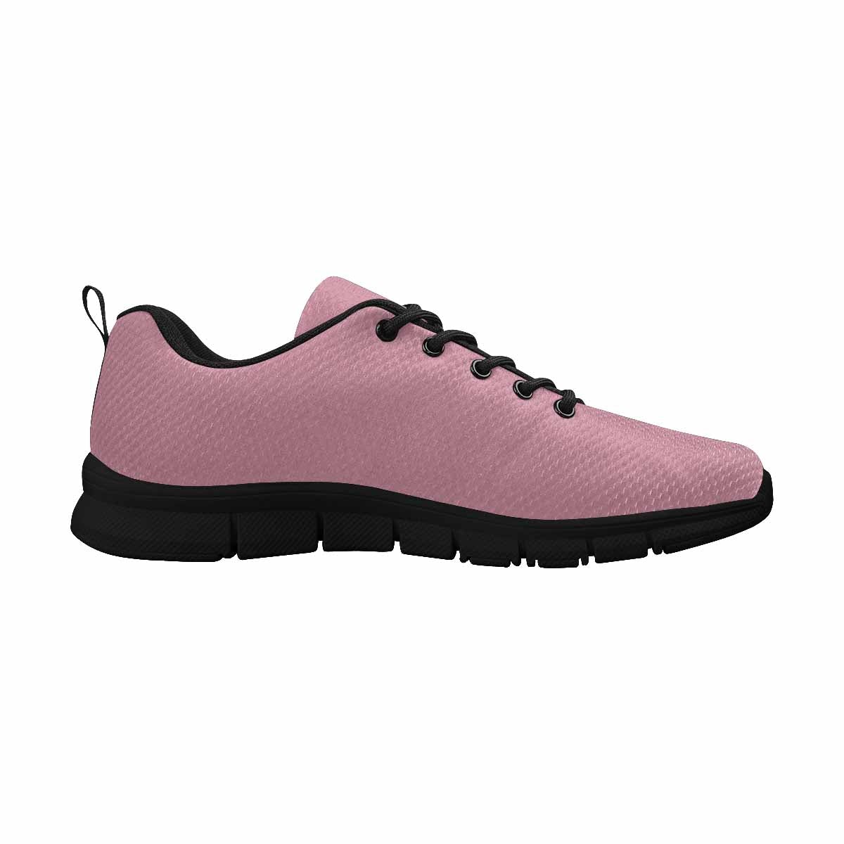 Stylish puce red sneakers for women featuring a durable outsole and soft mesh material, perfect for exercise and casual wear.