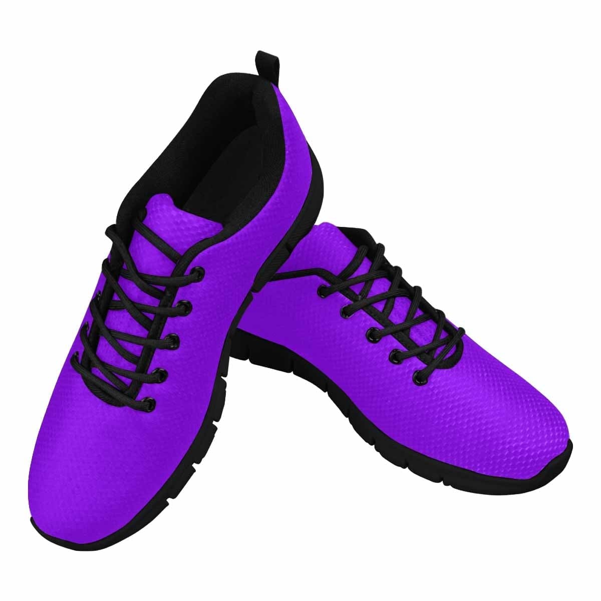 Violet Purple Sneakers for Women, showcasing a stylish design with a comfortable fit, perfect for exercise and casual wear.