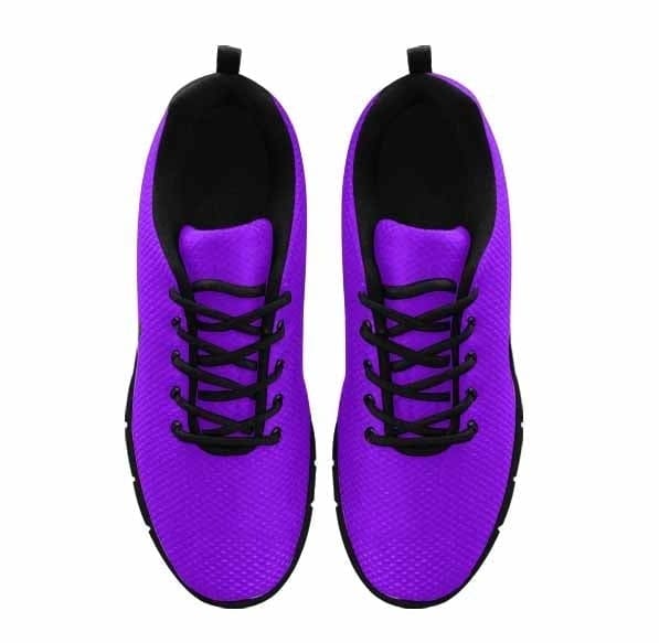 Violet Purple Sneakers for Women, showcasing a stylish design with a comfortable fit, perfect for exercise and casual wear.