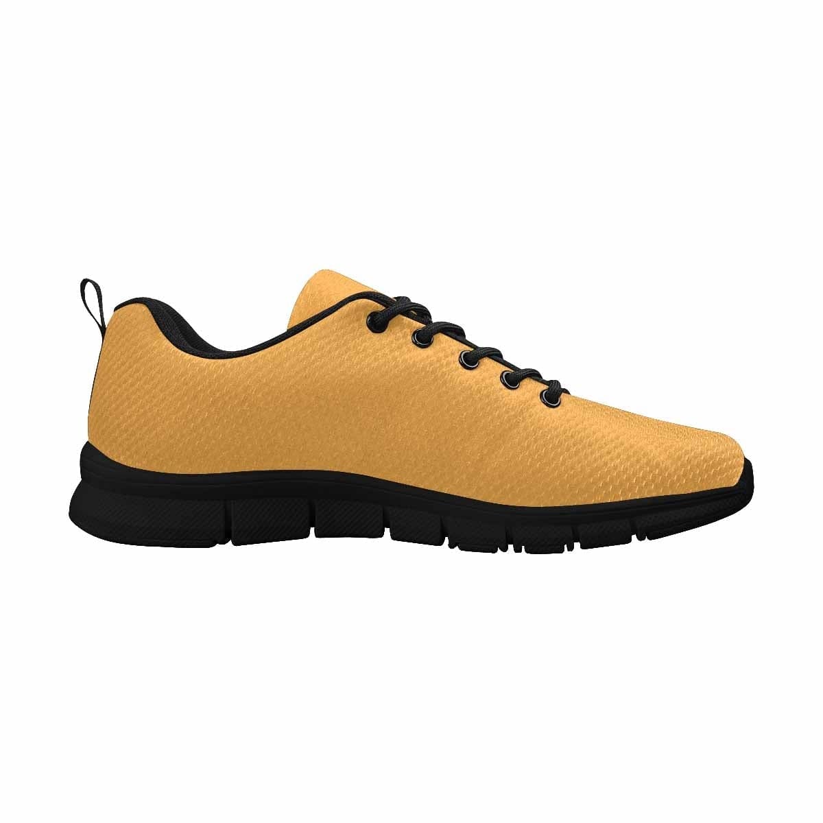 Stylish Yellow Orange Sneakers for Women featuring a durable outsole and breathable mesh material, perfect for exercise and casual wear.