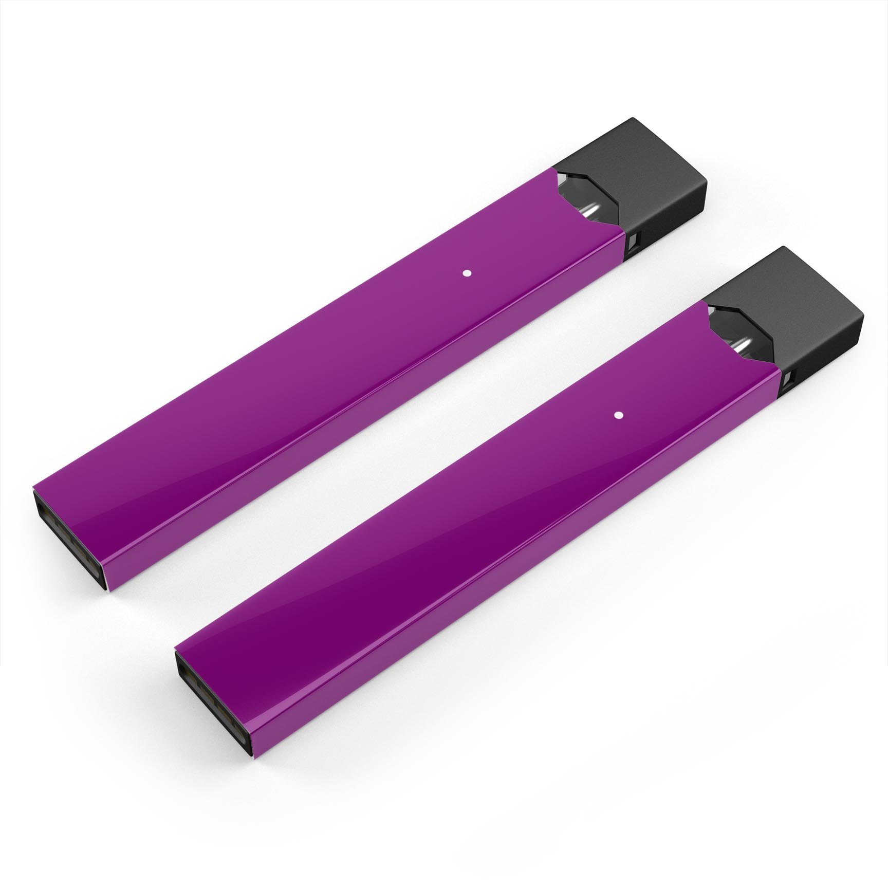 Solid Dark Purple premium decal skin-wrap sticker for JUUL vaping device, showcasing vibrant color and precise cut.