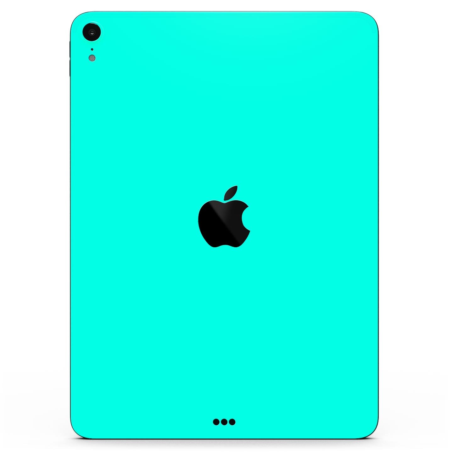 Solid Mint V2 full body skin decal for Apple iPad Pro 12.9", showcasing its sleek mint finish and premium 3M material.