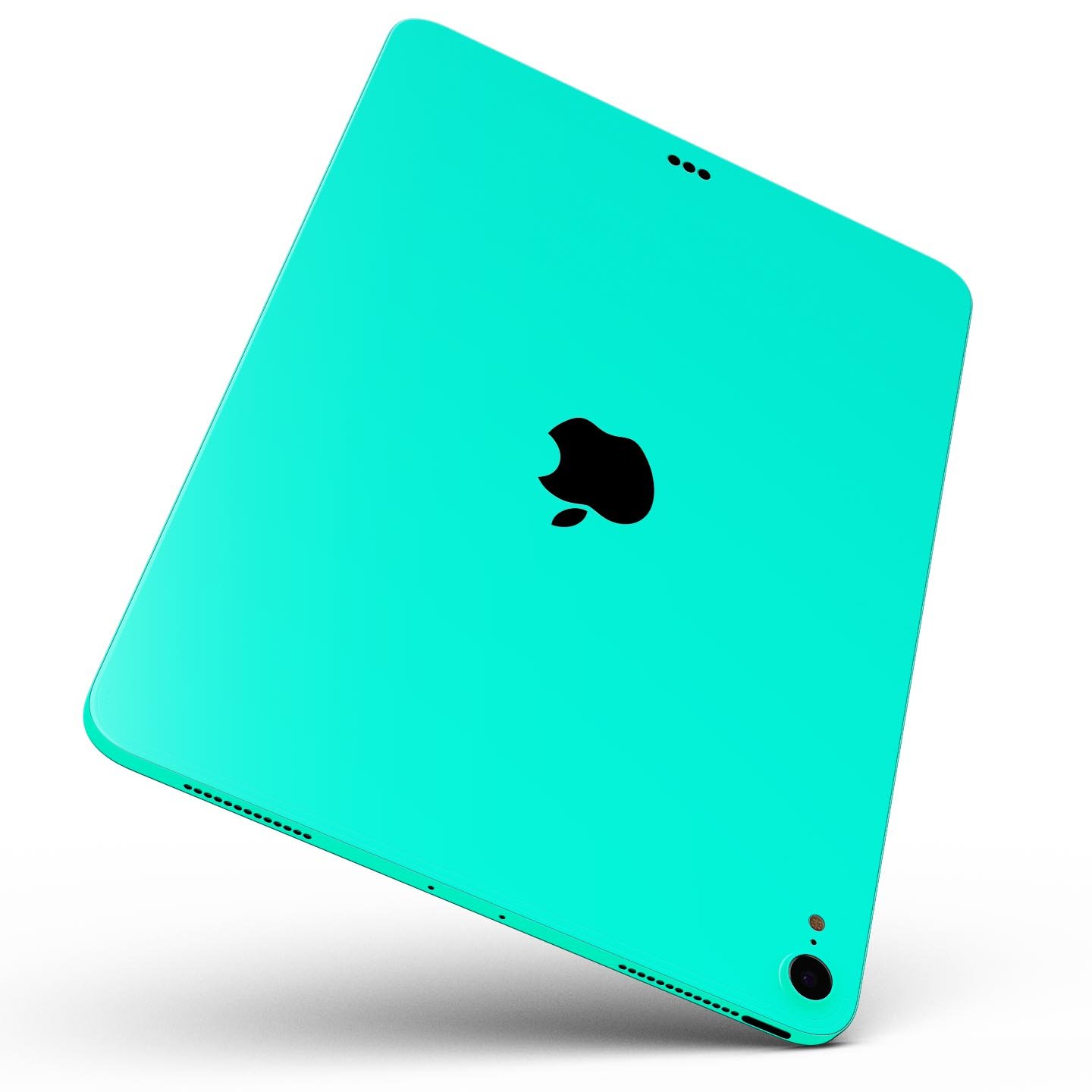 Solid Mint V2 full body skin decal for Apple iPad Pro 12.9", showcasing its sleek mint finish and premium 3M material.