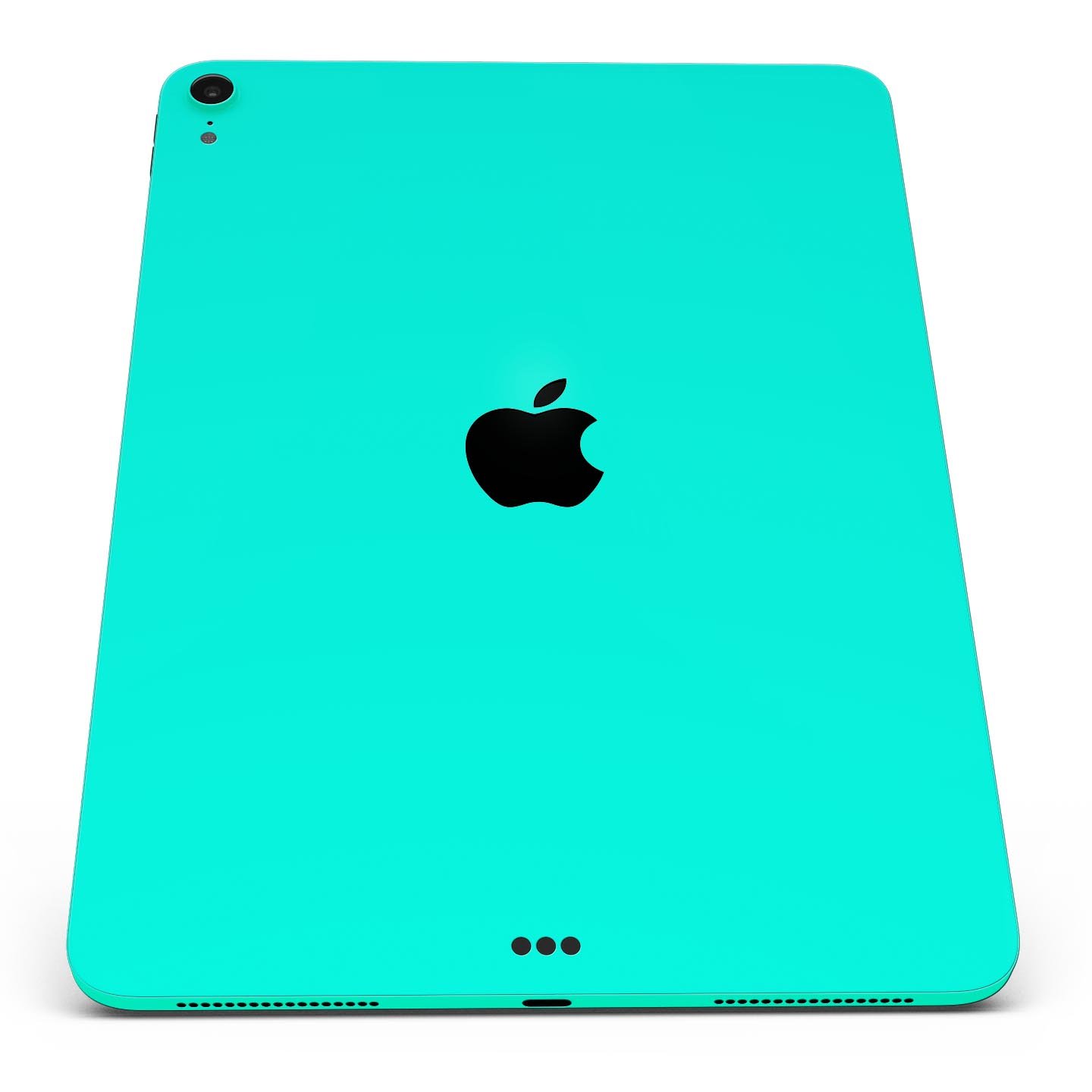 Solid Mint V2 full body skin decal for Apple iPad Pro 12.9", showcasing its sleek mint finish and premium 3M material.