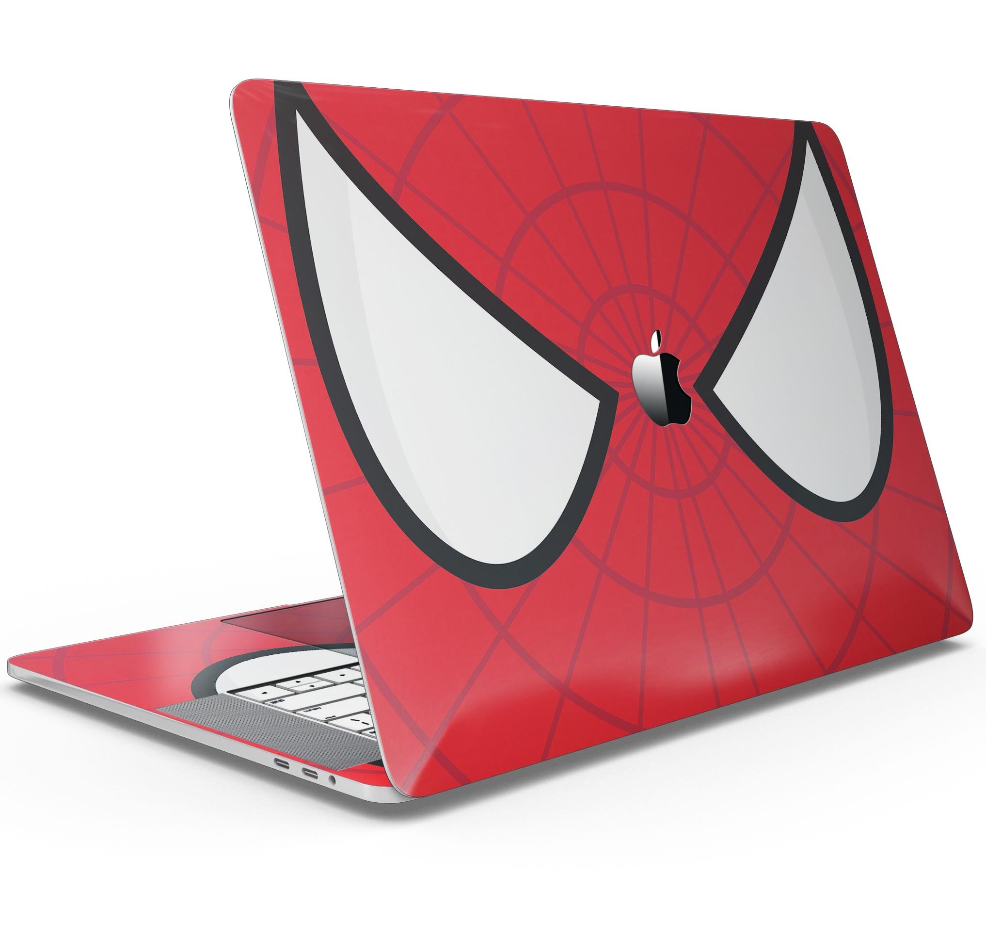 Spider Super Hero Wars Skin Decal Wrap Kit for Apple MacBook, showcasing vibrant superhero graphics and a sleek design.