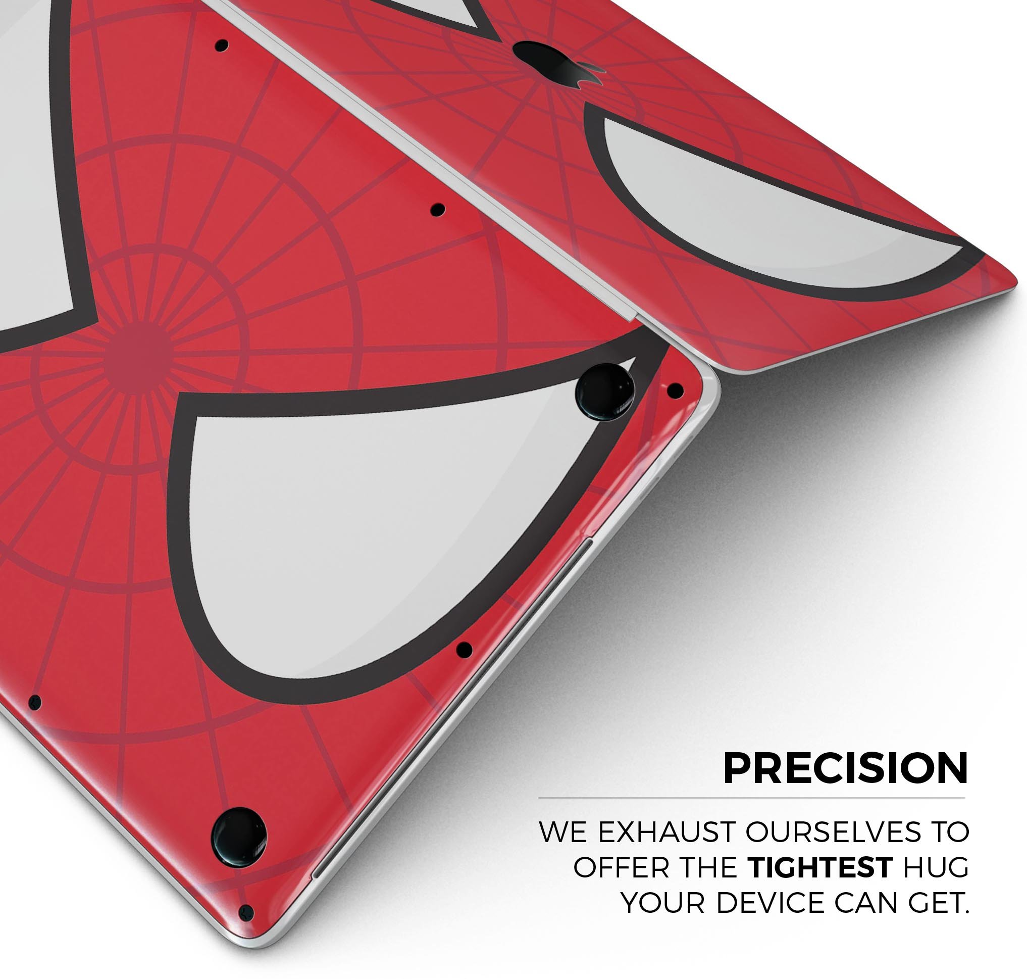 Spider Super Hero Wars Skin Decal Wrap Kit for Apple MacBook, showcasing vibrant superhero graphics and a sleek design.