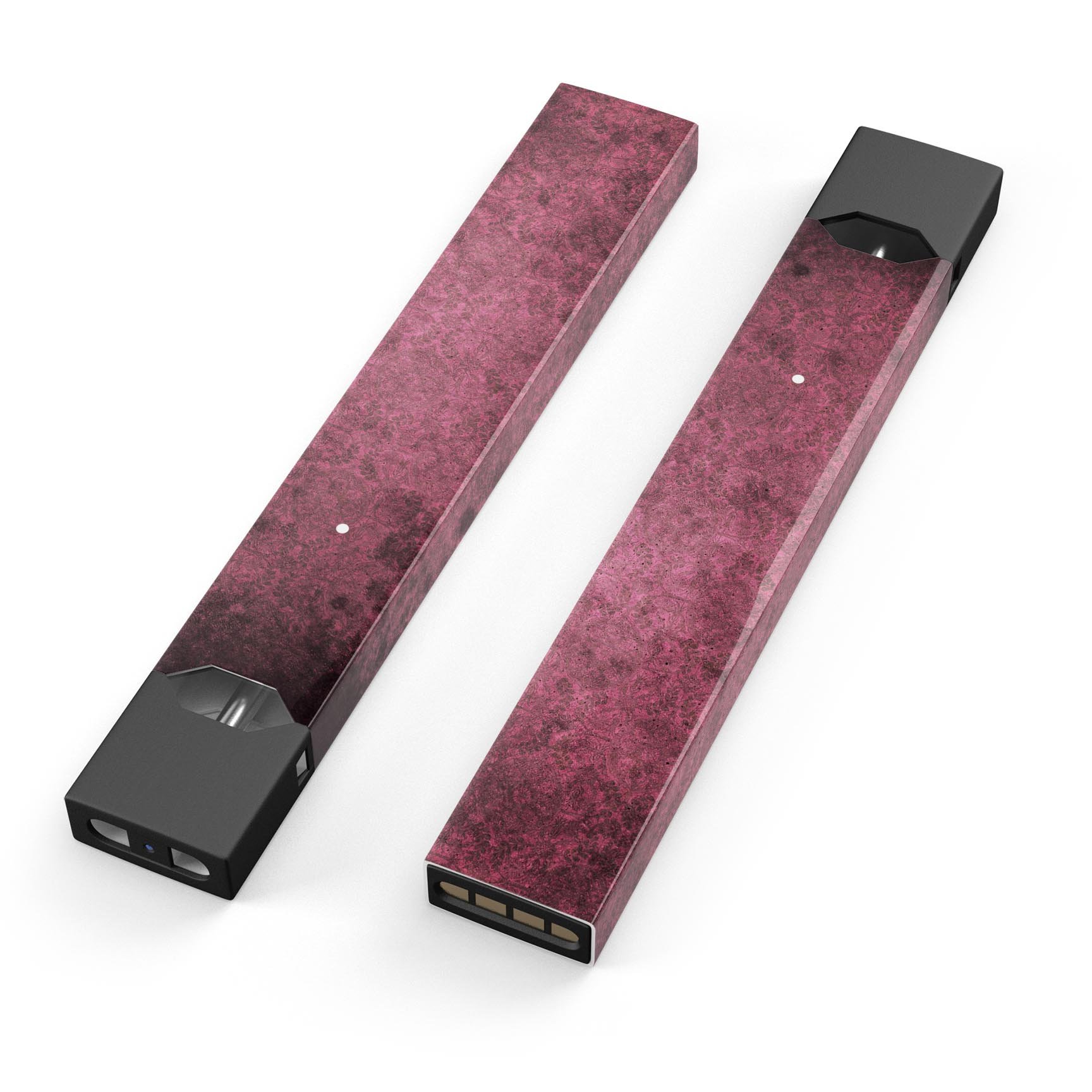 Splotched Maroon Pattern skin-wrap sticker designed for JUUL vaping device, showcasing vibrant colors and precise cut.