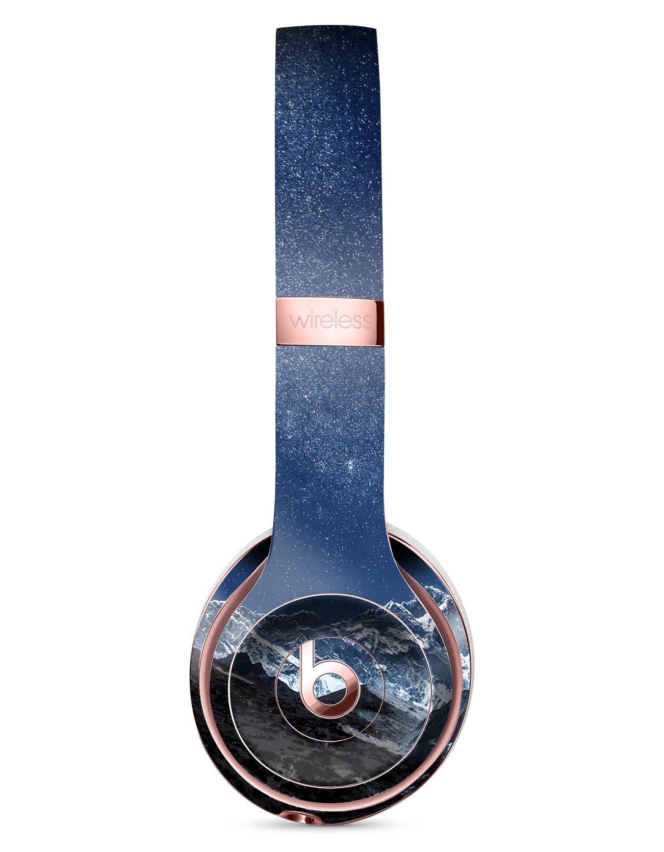 Starry Mountaintop Full-Body Skin Kit for Beats by Dre Solo 3, showcasing vibrant design and premium vinyl material.