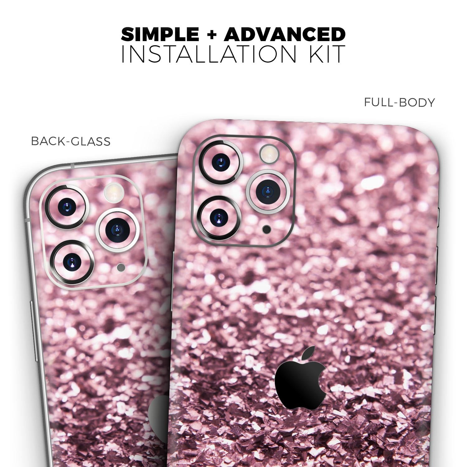 Subtle Pink Glimmer skin for Apple iPhone 14, showcasing a stylish design with a glossy finish.