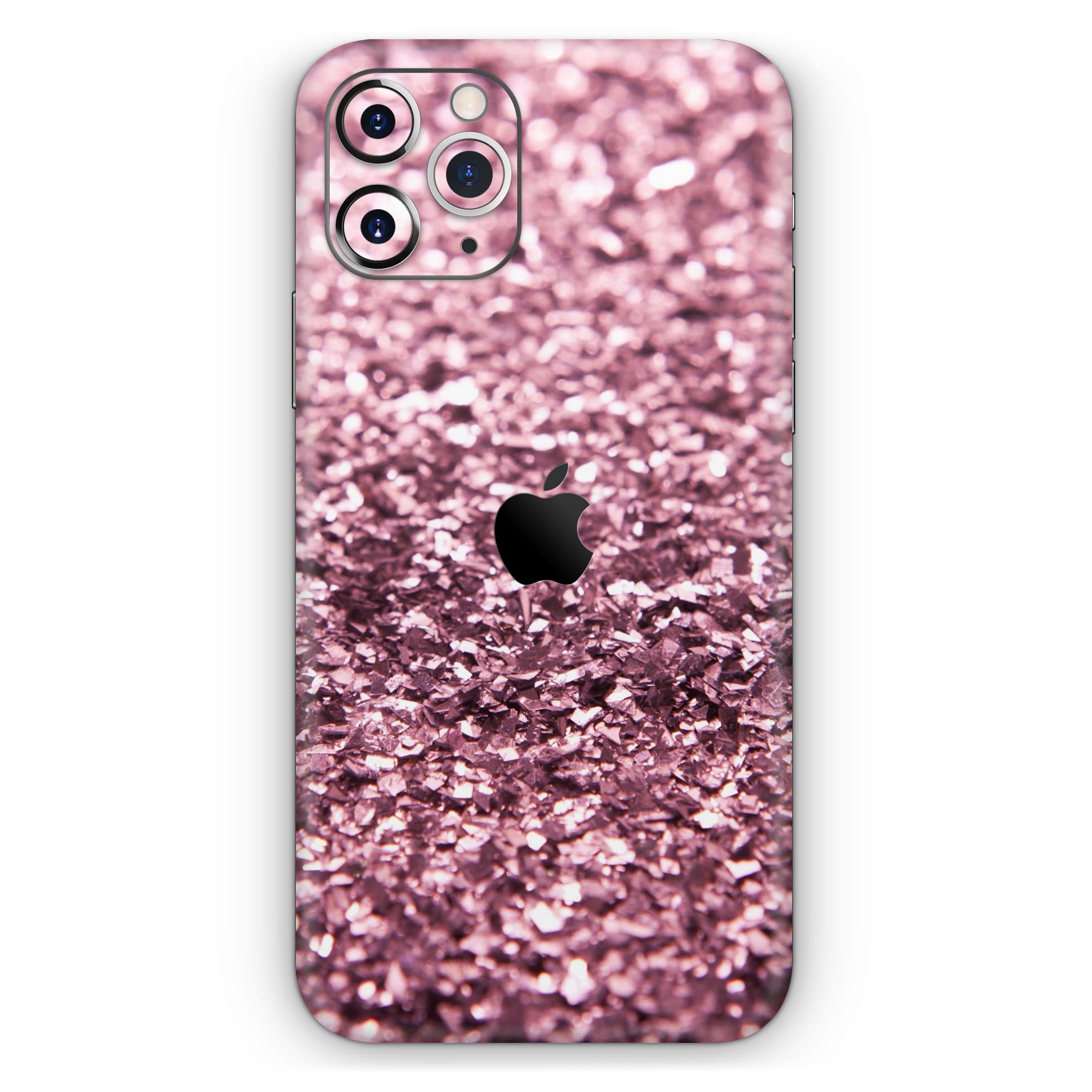 Subtle Pink Glimmer skin for Apple iPhone 14, showcasing a stylish design with a glossy finish.