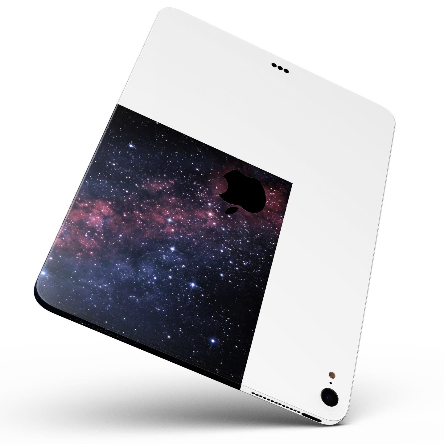 Subtle Pink Glowing Space full body skin decal for Apple iPad, showcasing a stylish design with premium 3M materials.