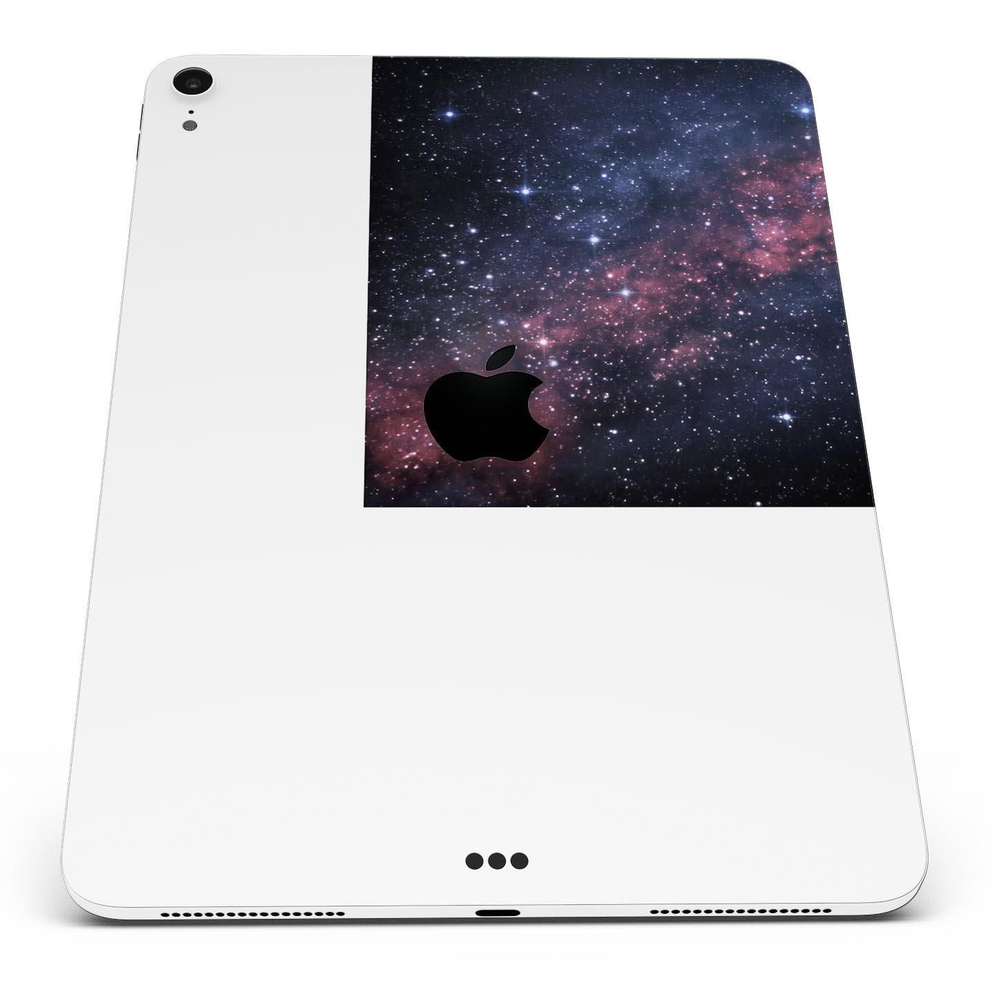 Subtle Pink Glowing Space full body skin decal for Apple iPad, showcasing a stylish design with premium 3M materials.