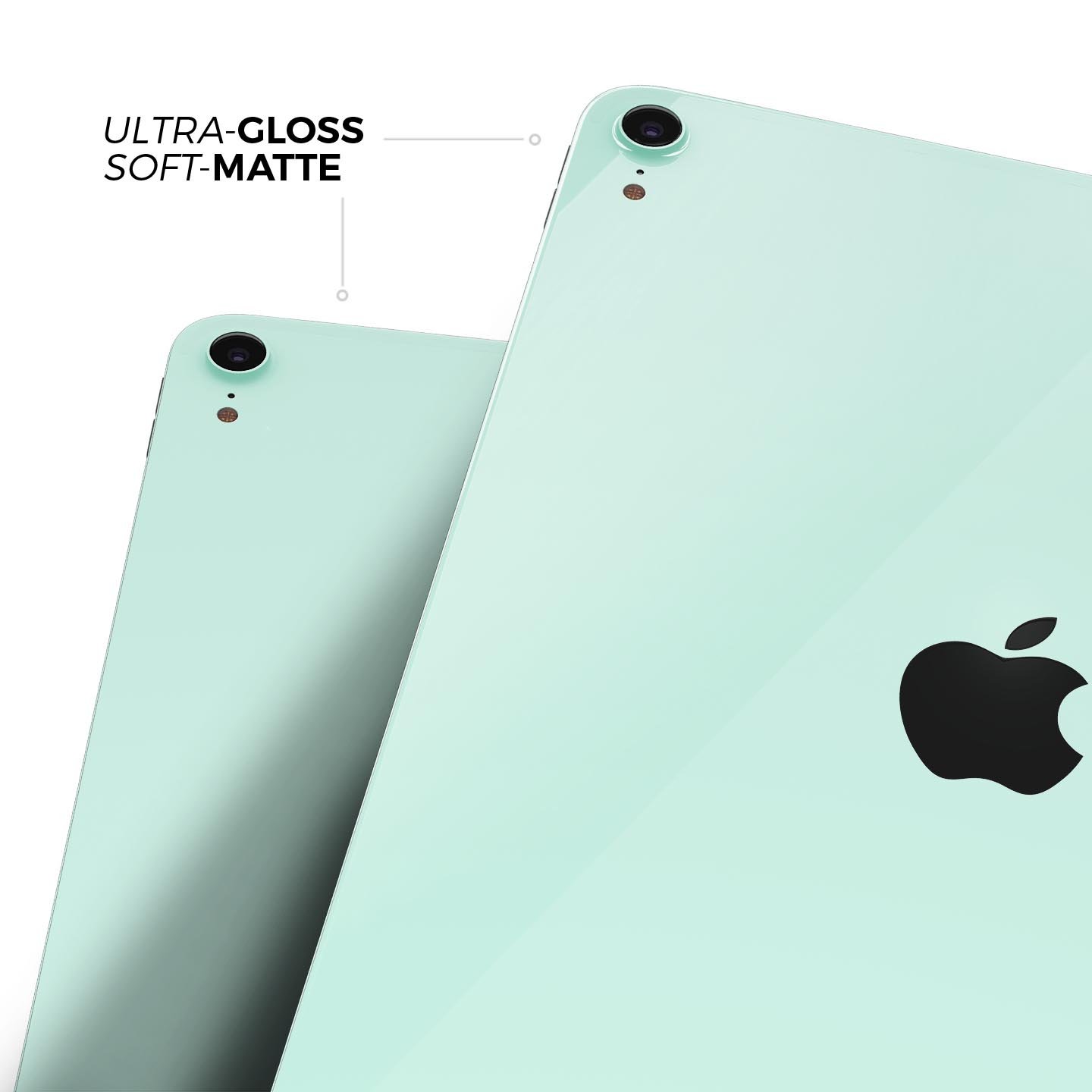 Subtle Solid Green Full Body Skin Decal for Apple iPad Pro, showcasing its sleek design and premium finish.