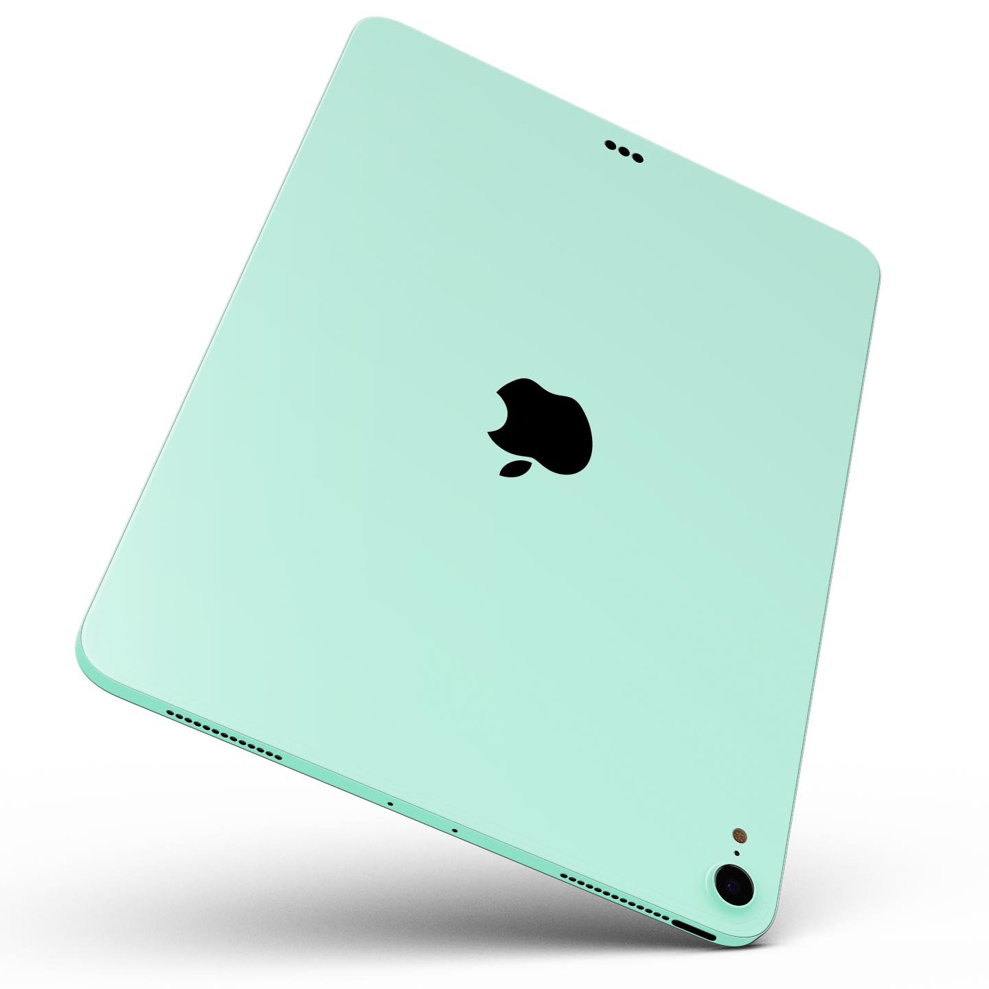 Subtle Solid Green Full Body Skin Decal for Apple iPad Pro, showcasing its sleek design and premium finish.