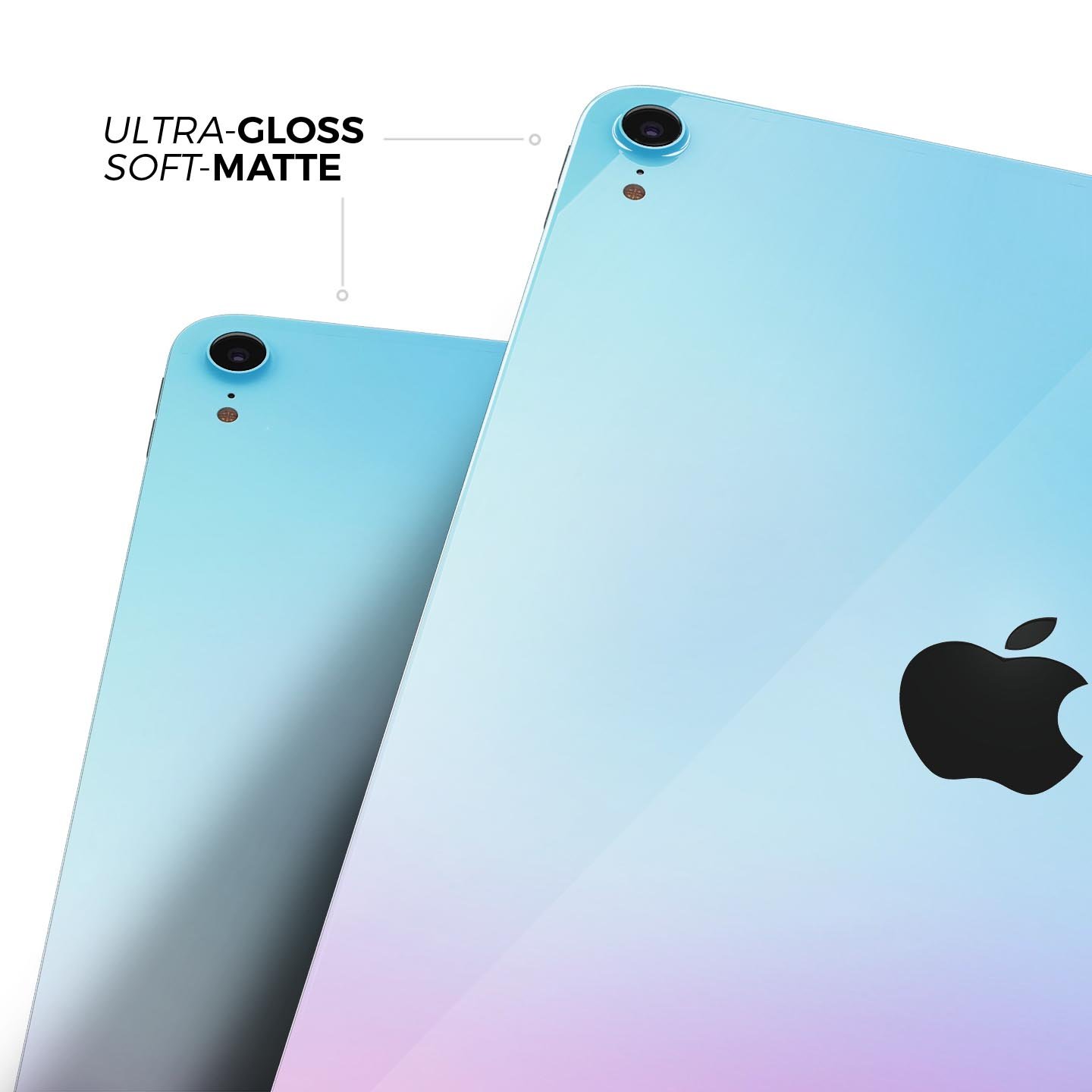 Subtle Tie-Dye Tone Full Body Skin Decal for Apple iPad Pro, showcasing vibrant colors and sleek design.