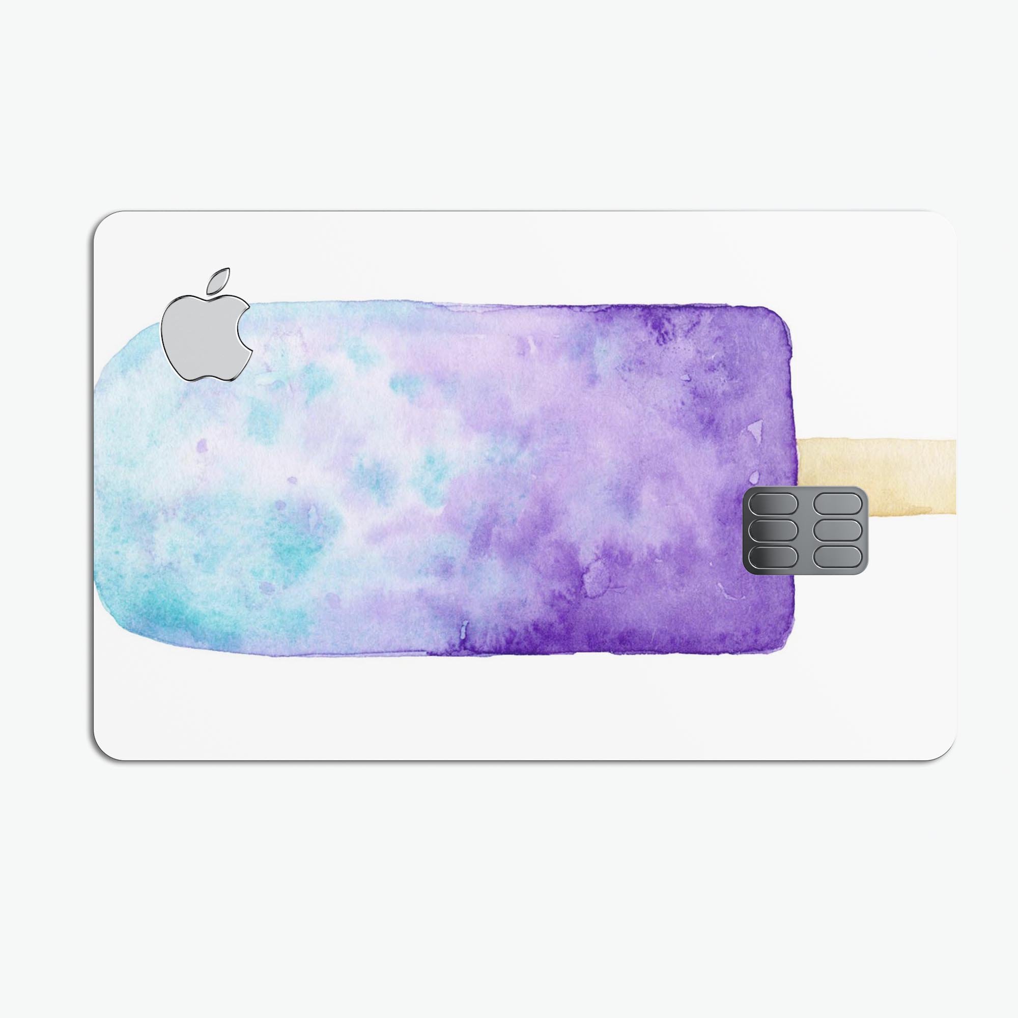 Summer Mode Ice Cream v11 decal skin-kit for Apple Card, showcasing vibrant design and premium vinyl material.